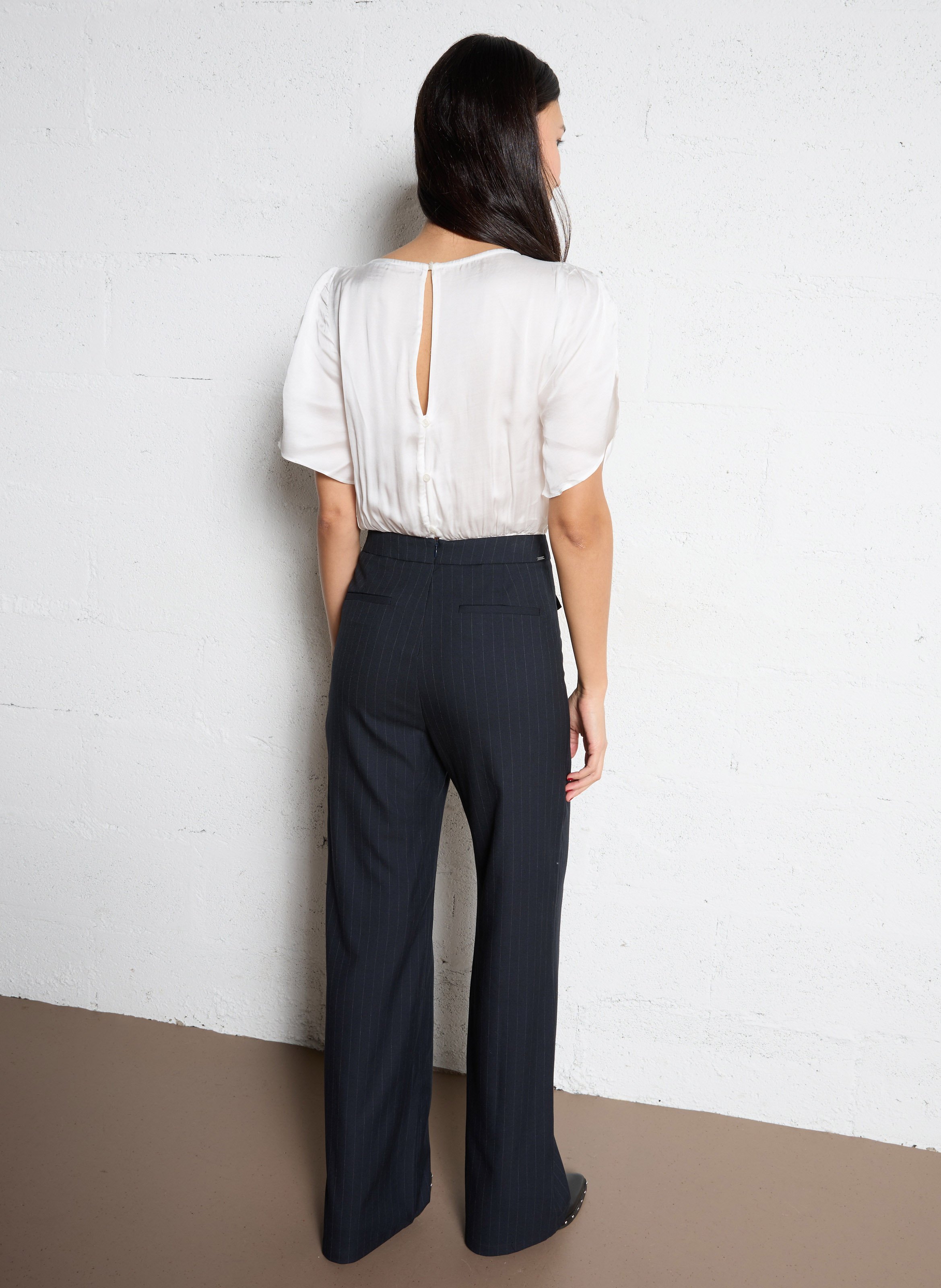 Combinaison col bateau IKKS Bleu