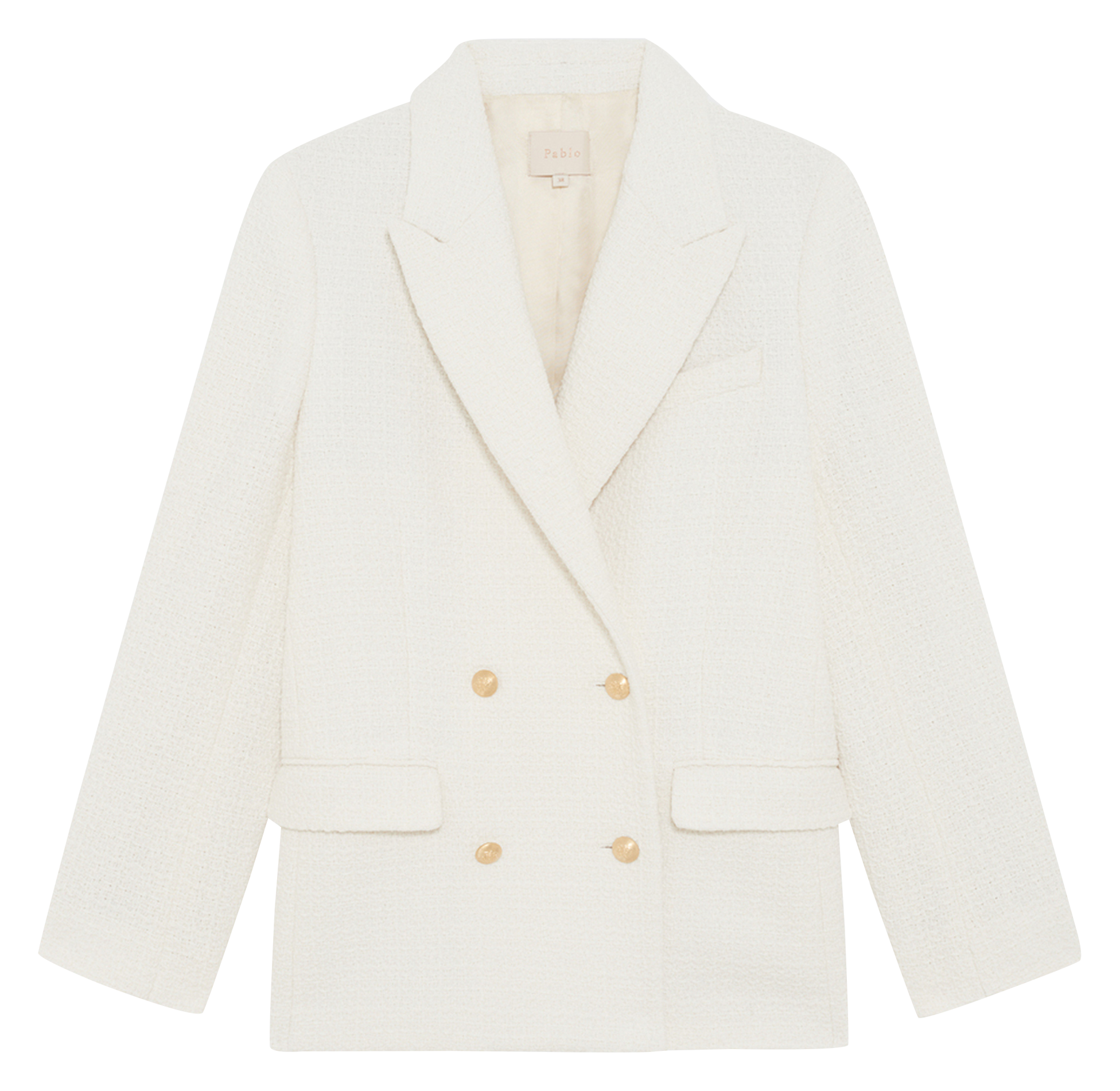 Baumwoll-Mix-Jacke mit Reverskragen PABLO Beige