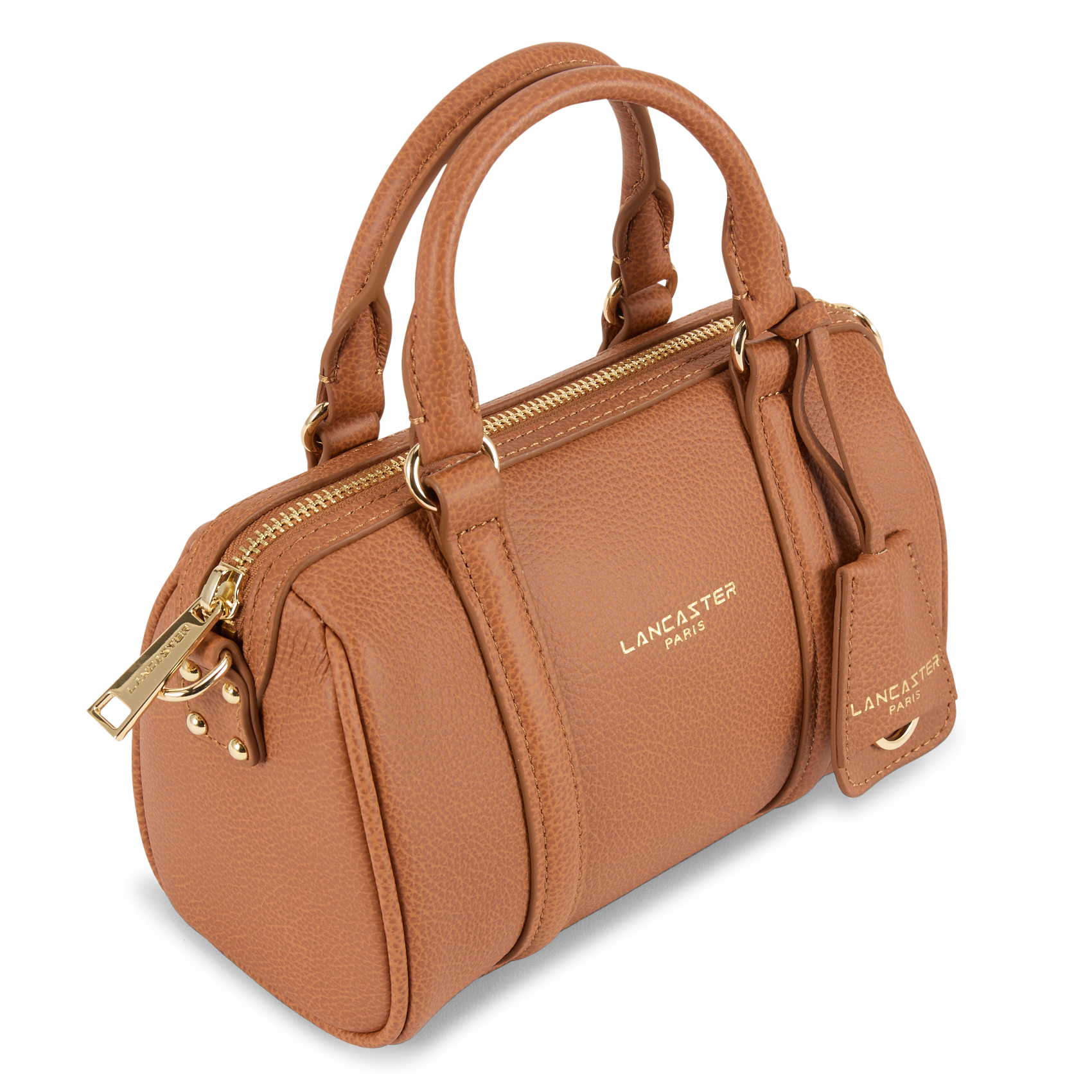 sac à main en cuir LANCASTER PARIS Marron