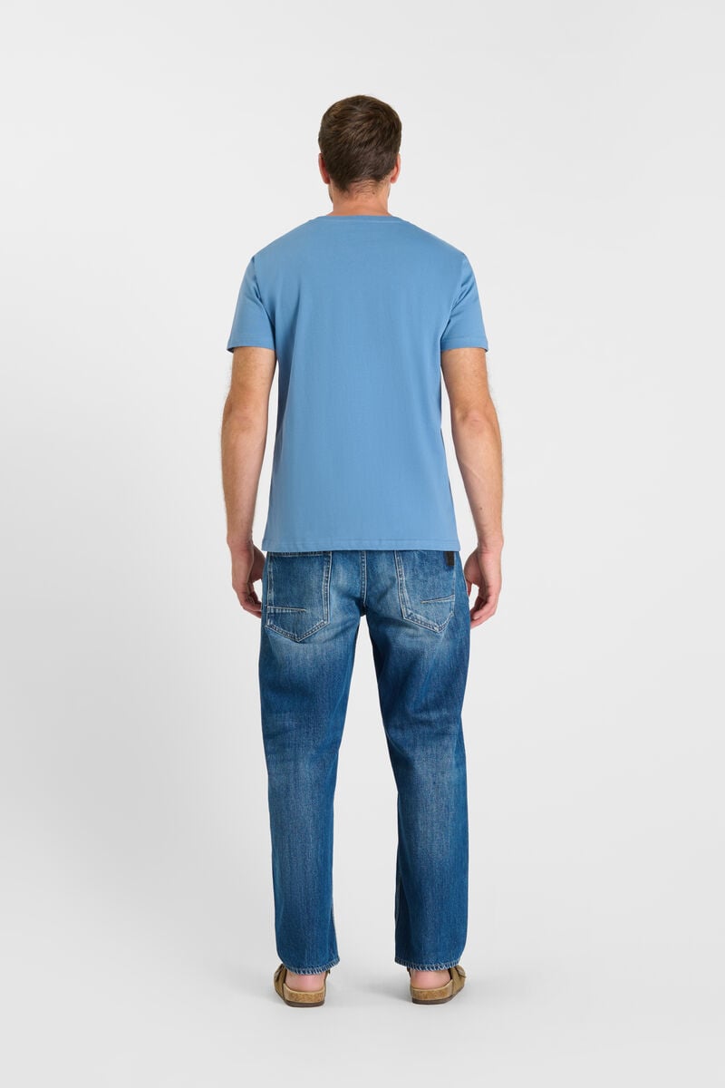 Tommy Badge T-shirt LE TEMPS DES CERISES Blue