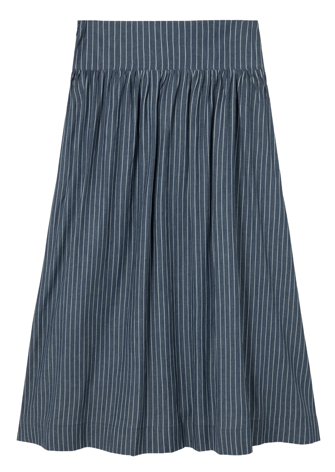 Long cotton-blend skirt THE TINY BIG SISTER Blue