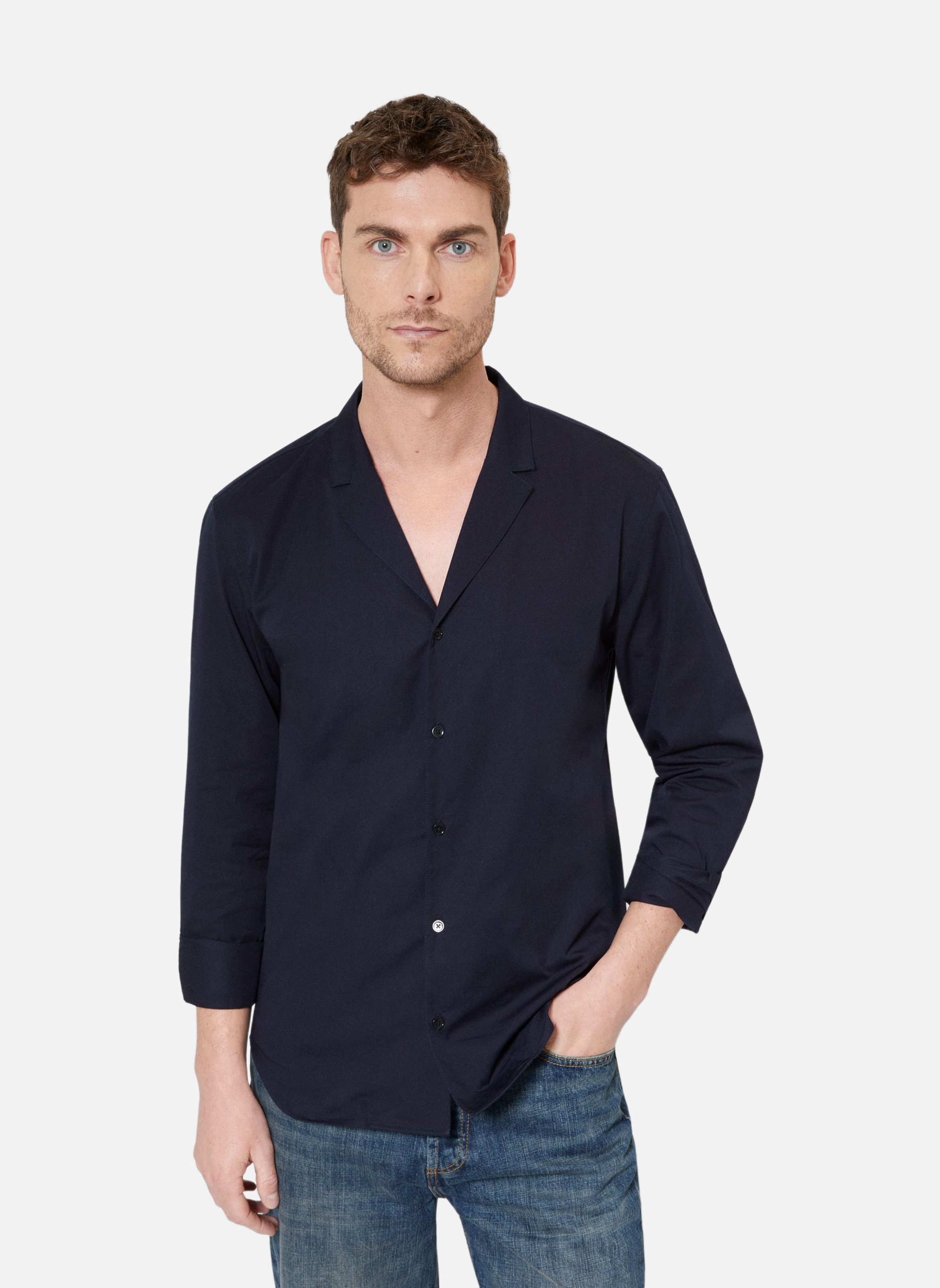Chemise col tailleur THE KOOPLES Blue