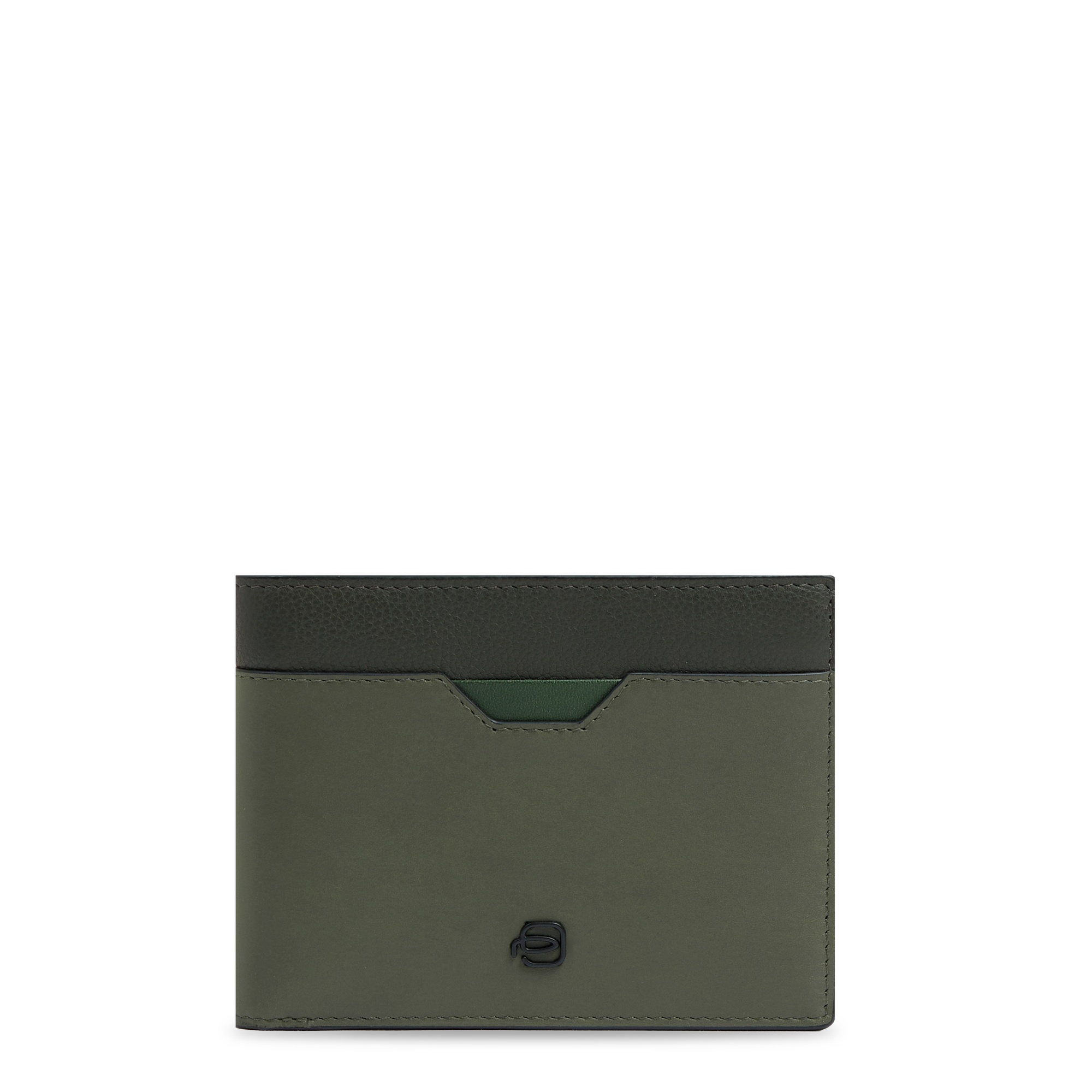 Babylon leather wallet PIQUADRO Green