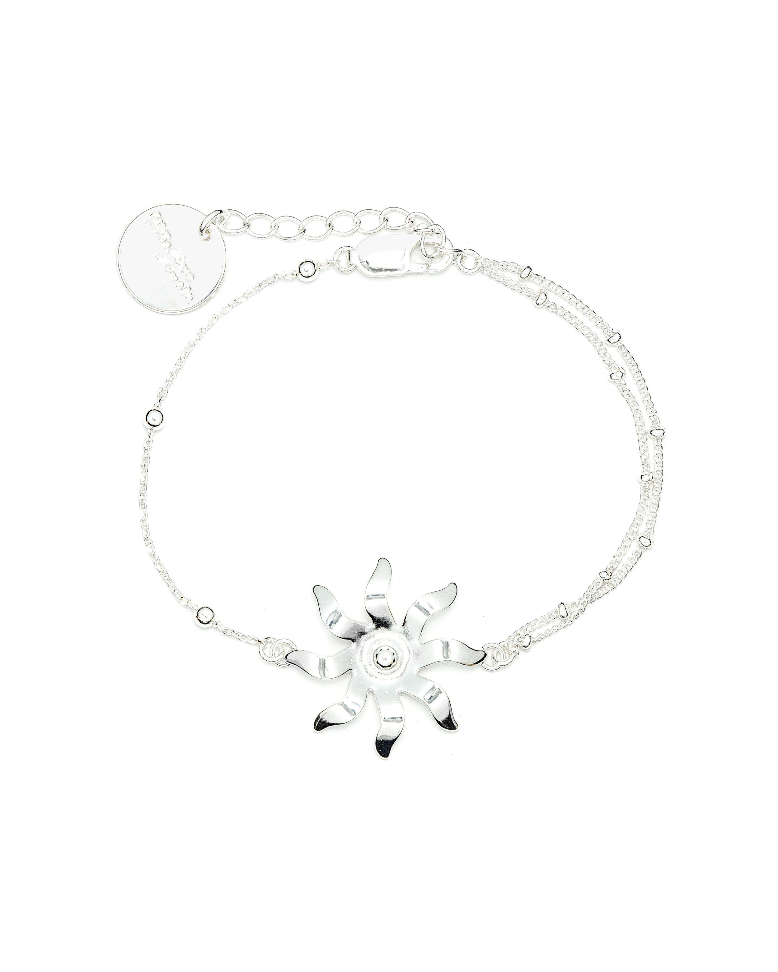 Silver-plated sun bracelet MONSIEUR SIMONE Silver