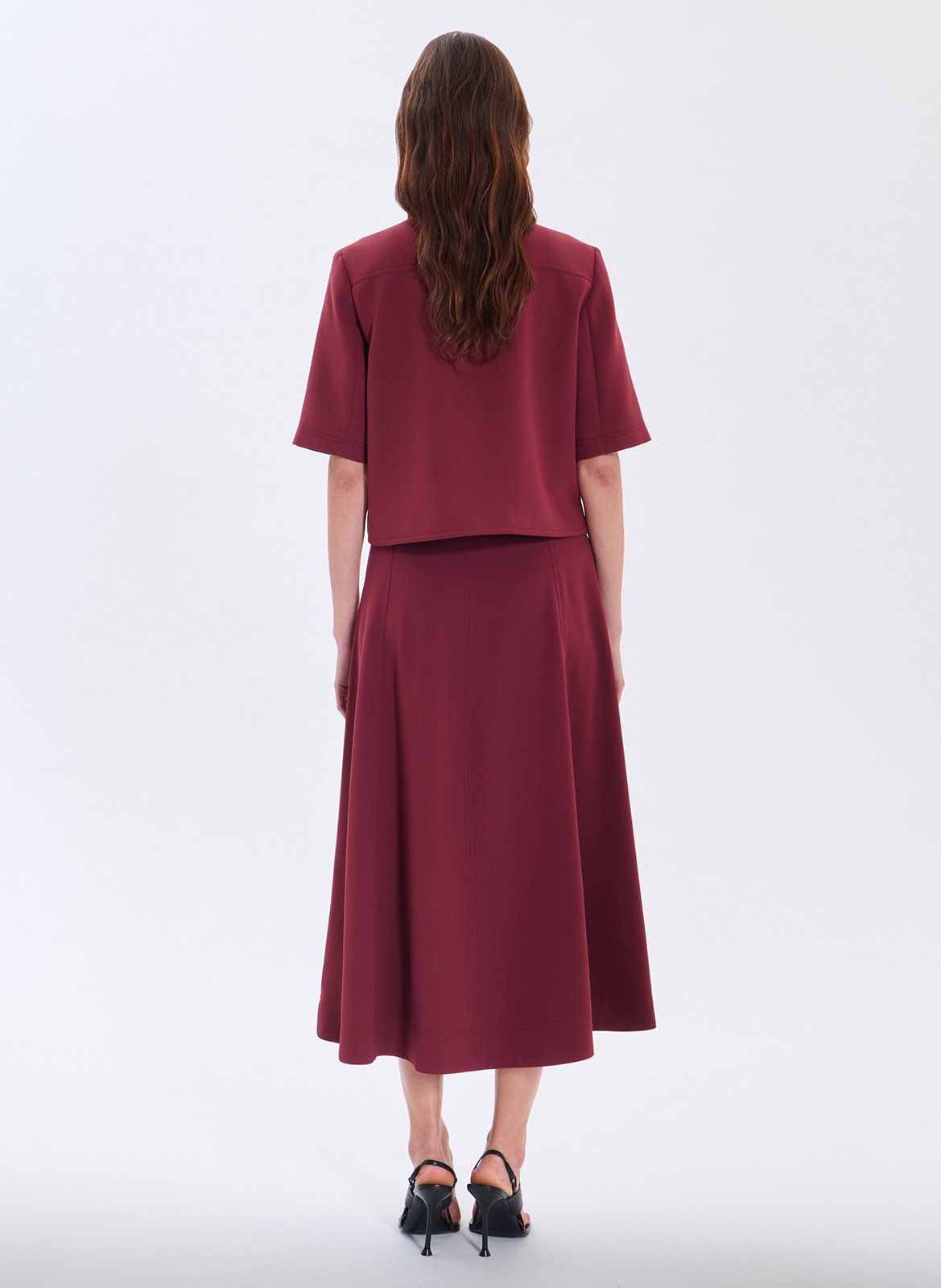 Kurzes weites Hemd ZAPA Rot