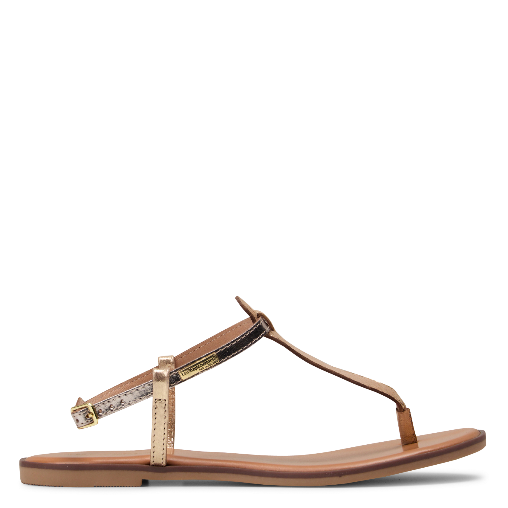 Leren sandalen LES TROPEZIENNES PAR M.BELARBI Beige