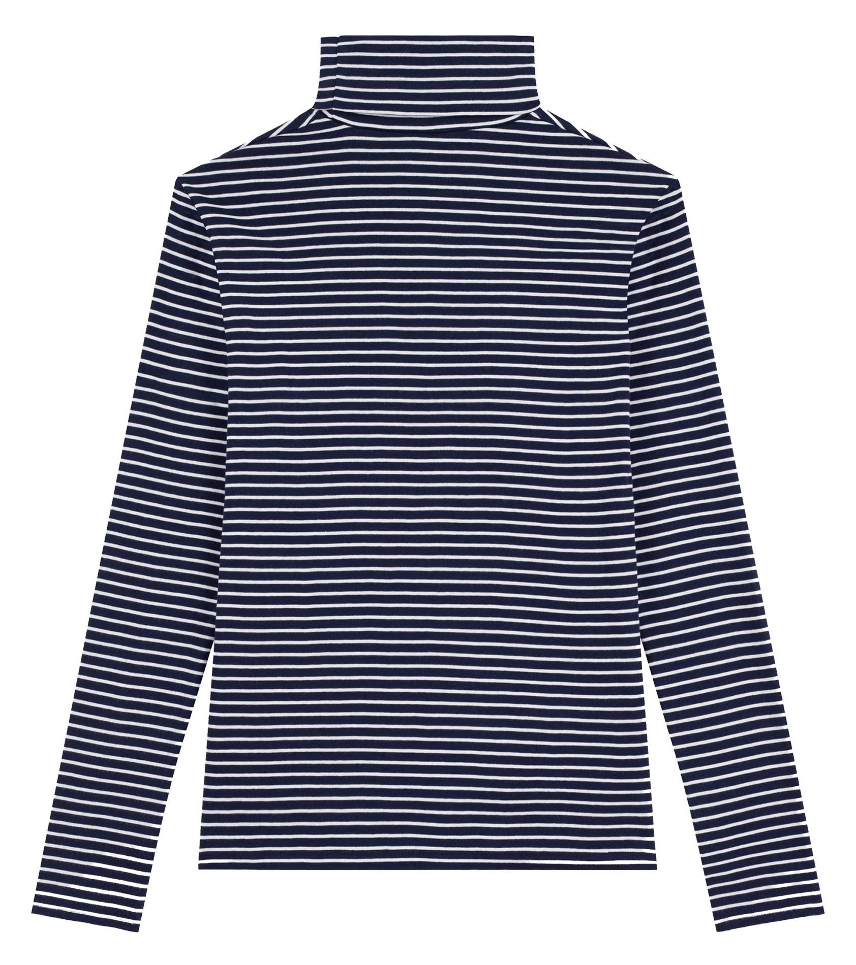 Sous-pull droit en coton rayé PETIT BATEAU Multicolore