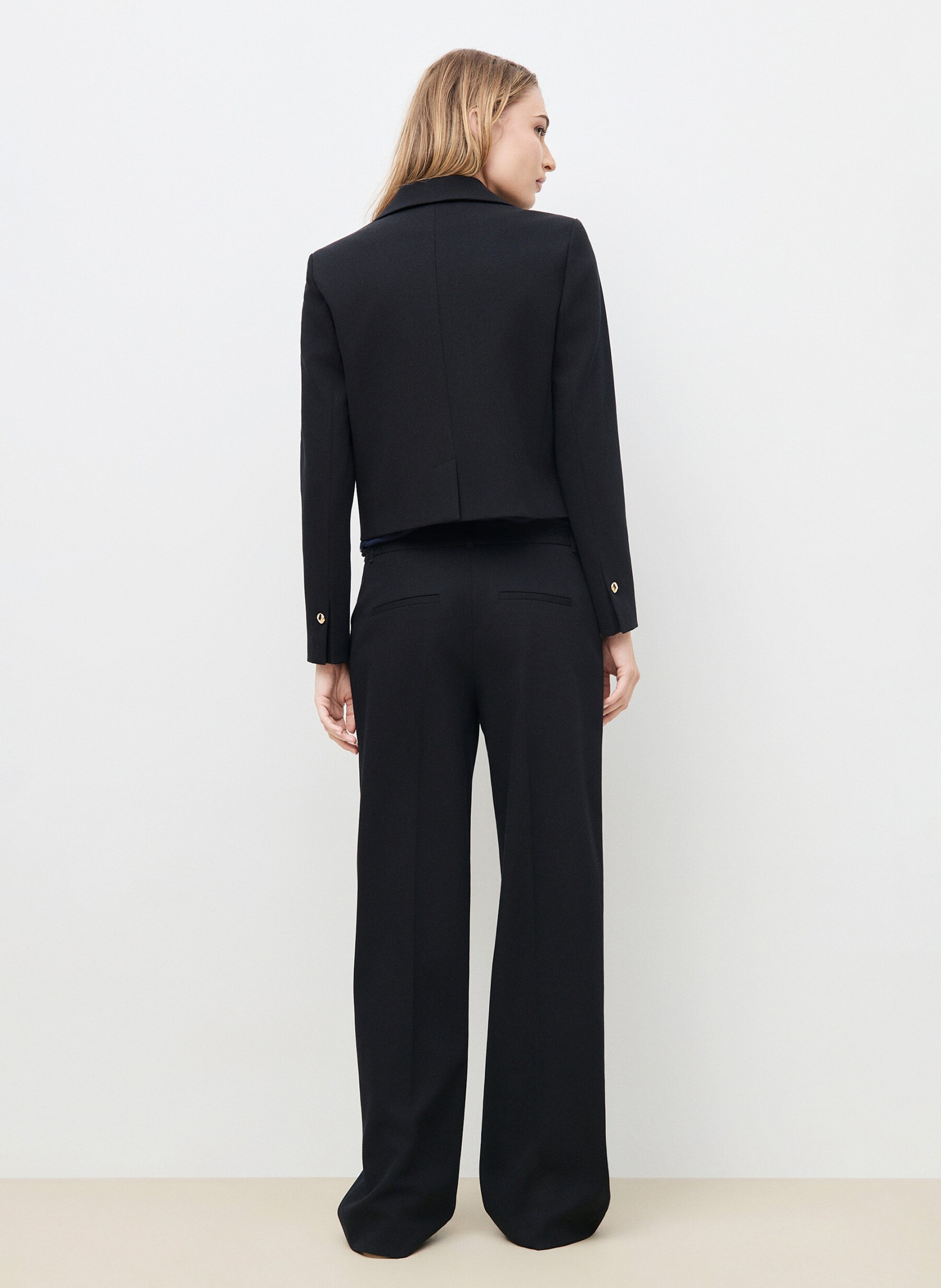 Veste de tailleur courte ajustée CAROLL Noir