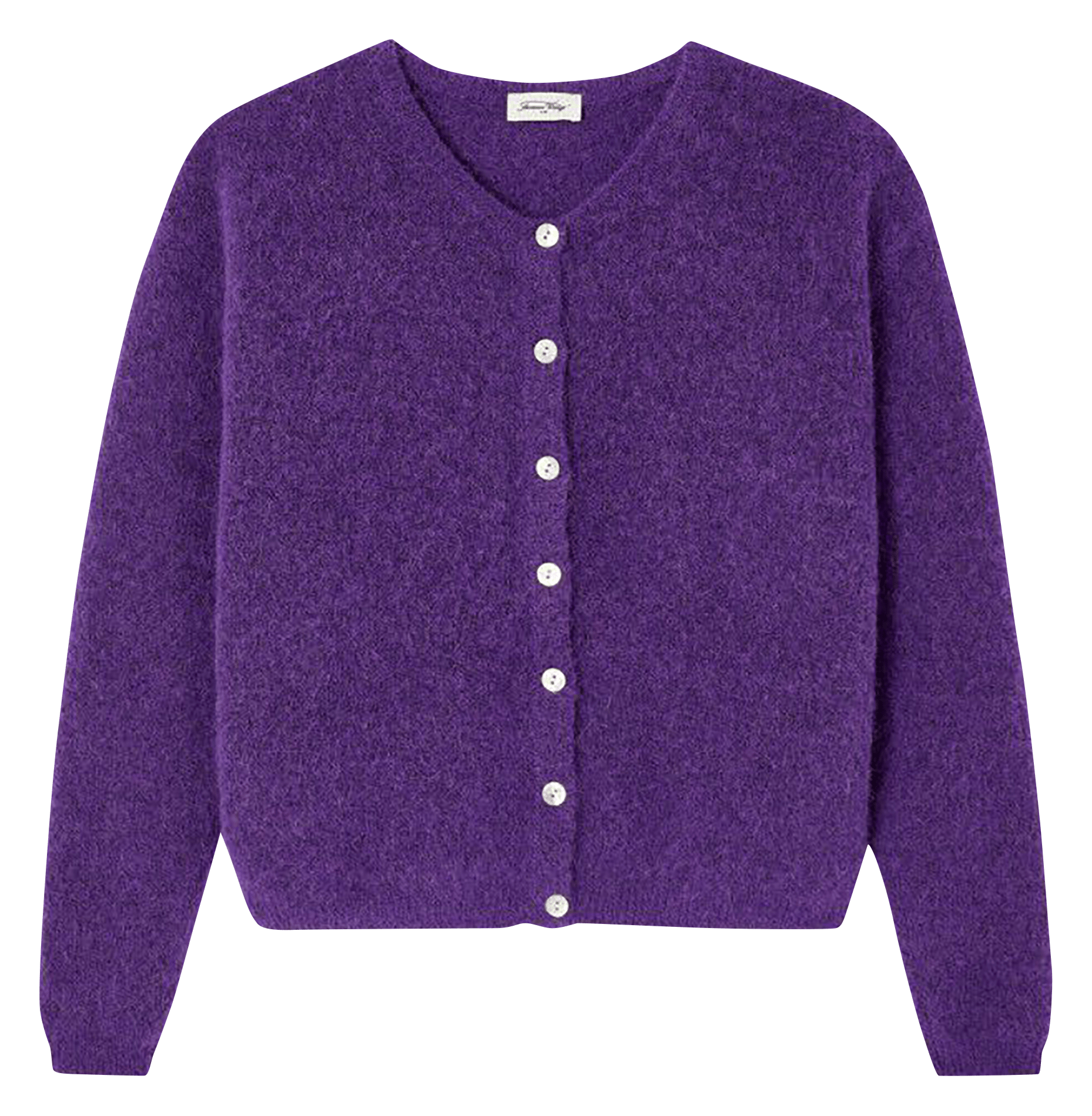 Vest met ronde hals | wolblend VITOW Cosmos