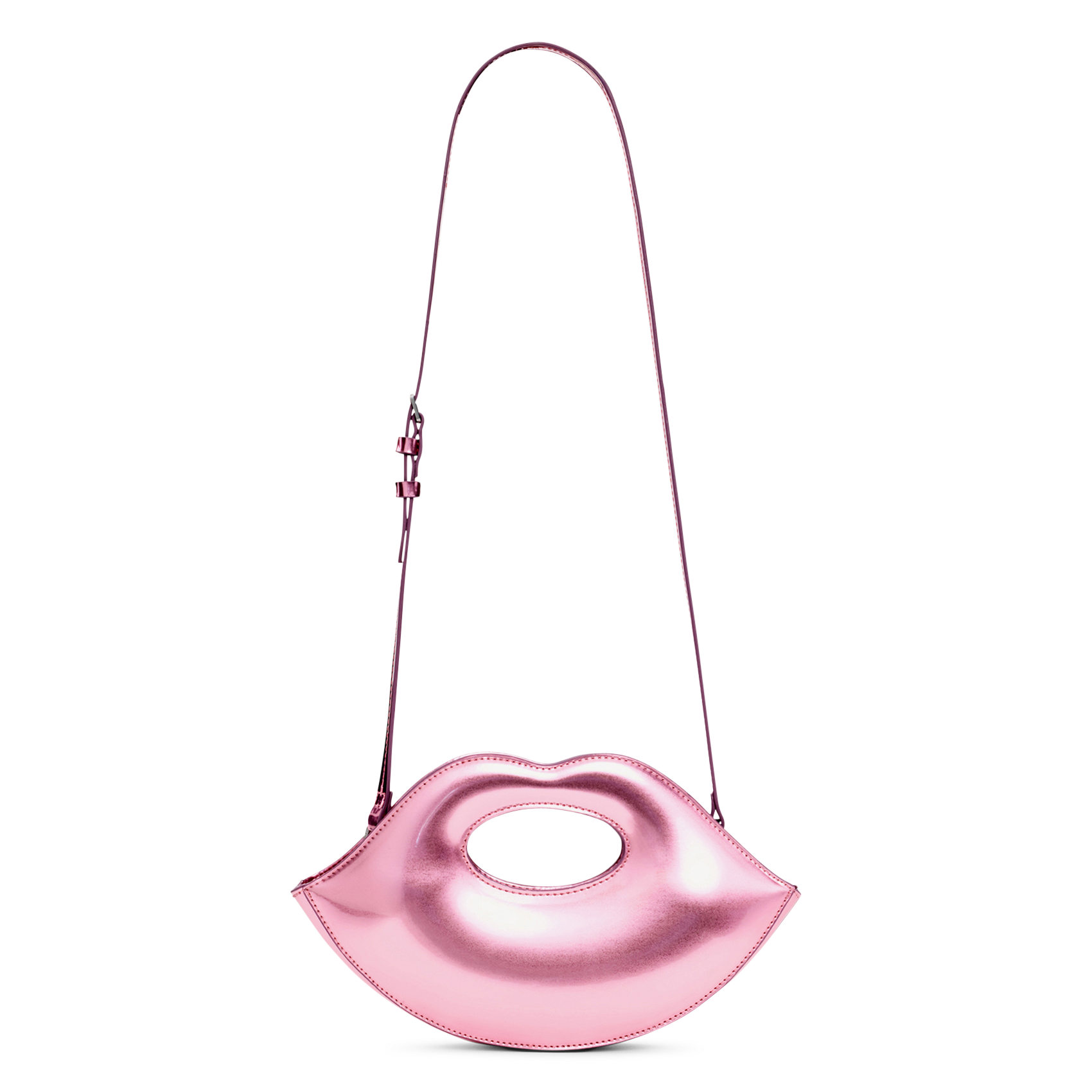 Sac à main métallisé DESIGUAL Rouge