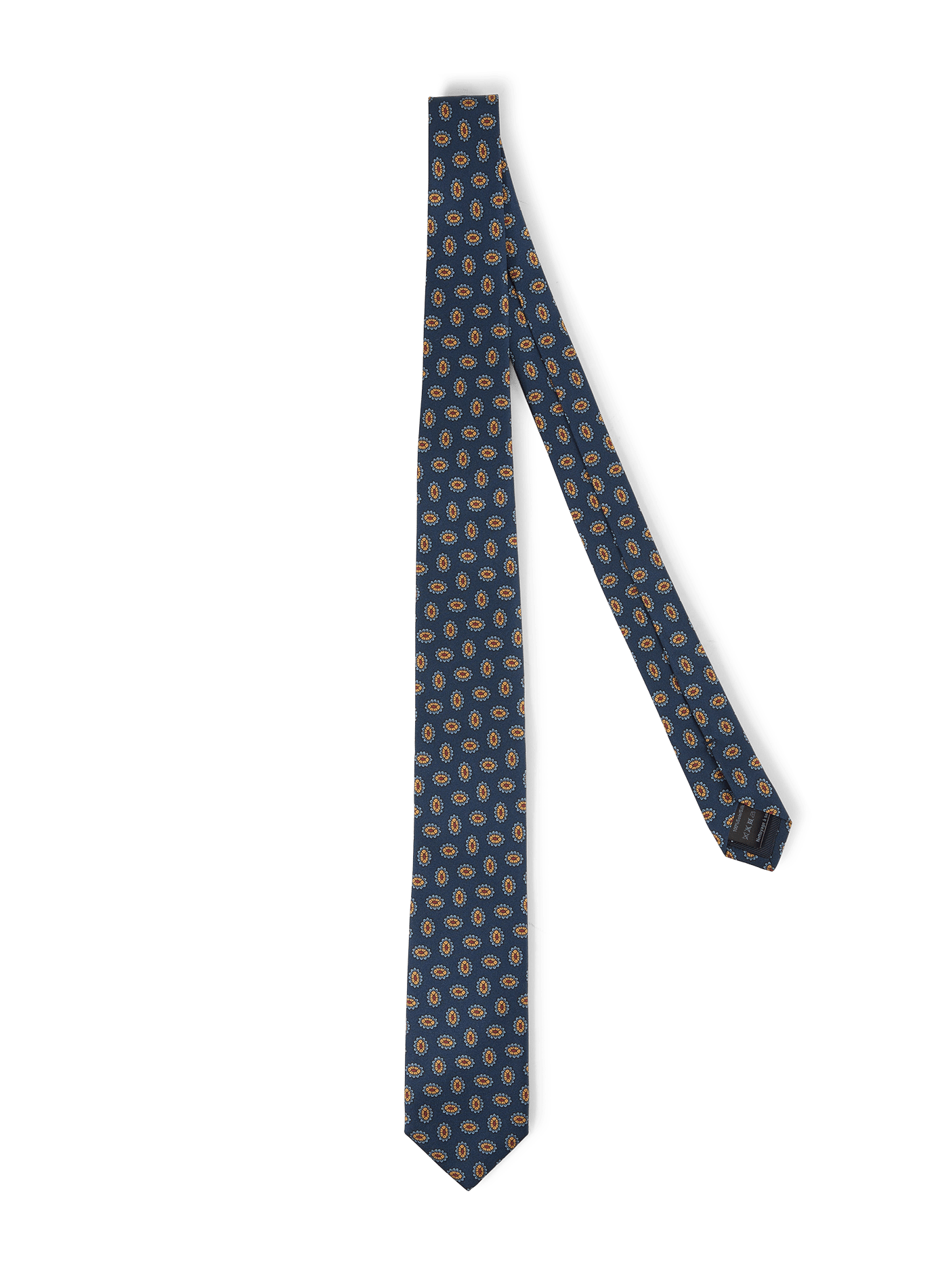 Printed silk tie AU PRINTEMPS PARIS Multicolored