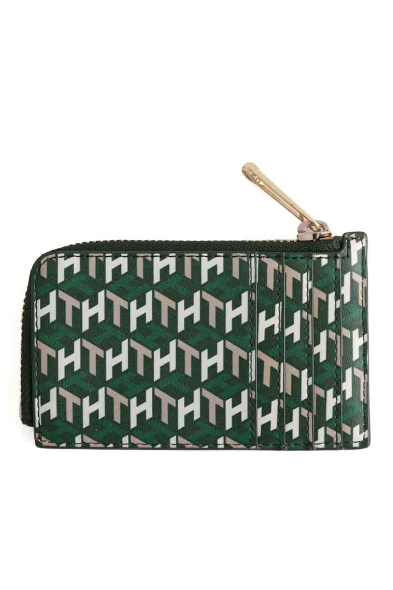 Card holder TOMMY HILFIGER - SECONDE MAIN Green