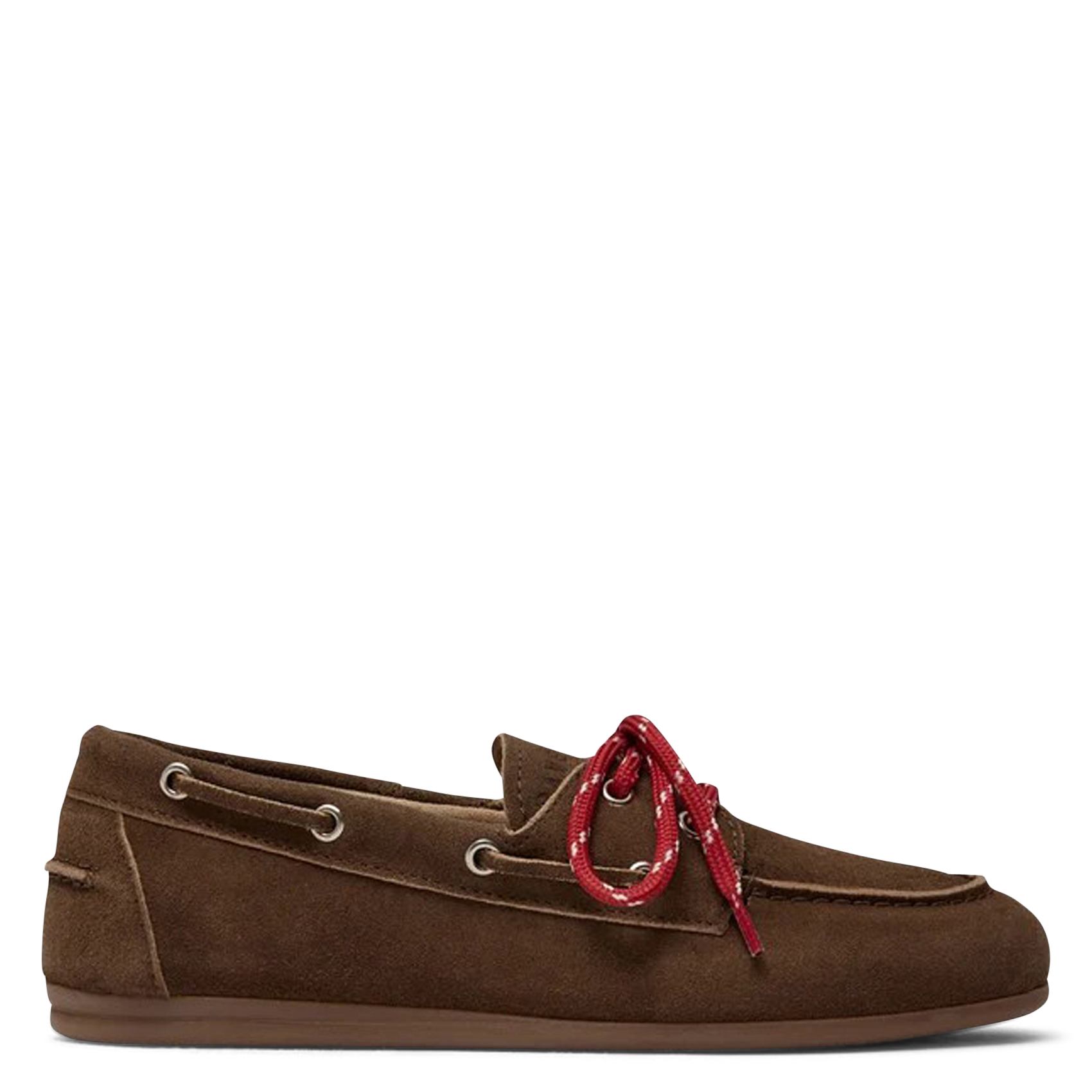 Mocassins à lacets en cuir suédé PAVEMENT Marron