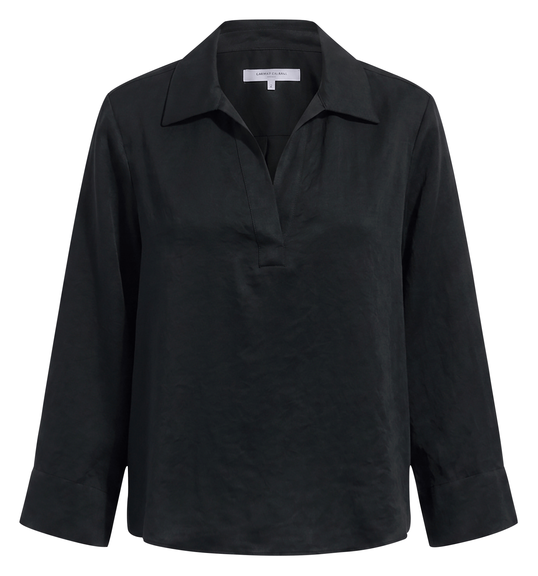 Chemisier col ouvert uni GERARD DAREL Kaki