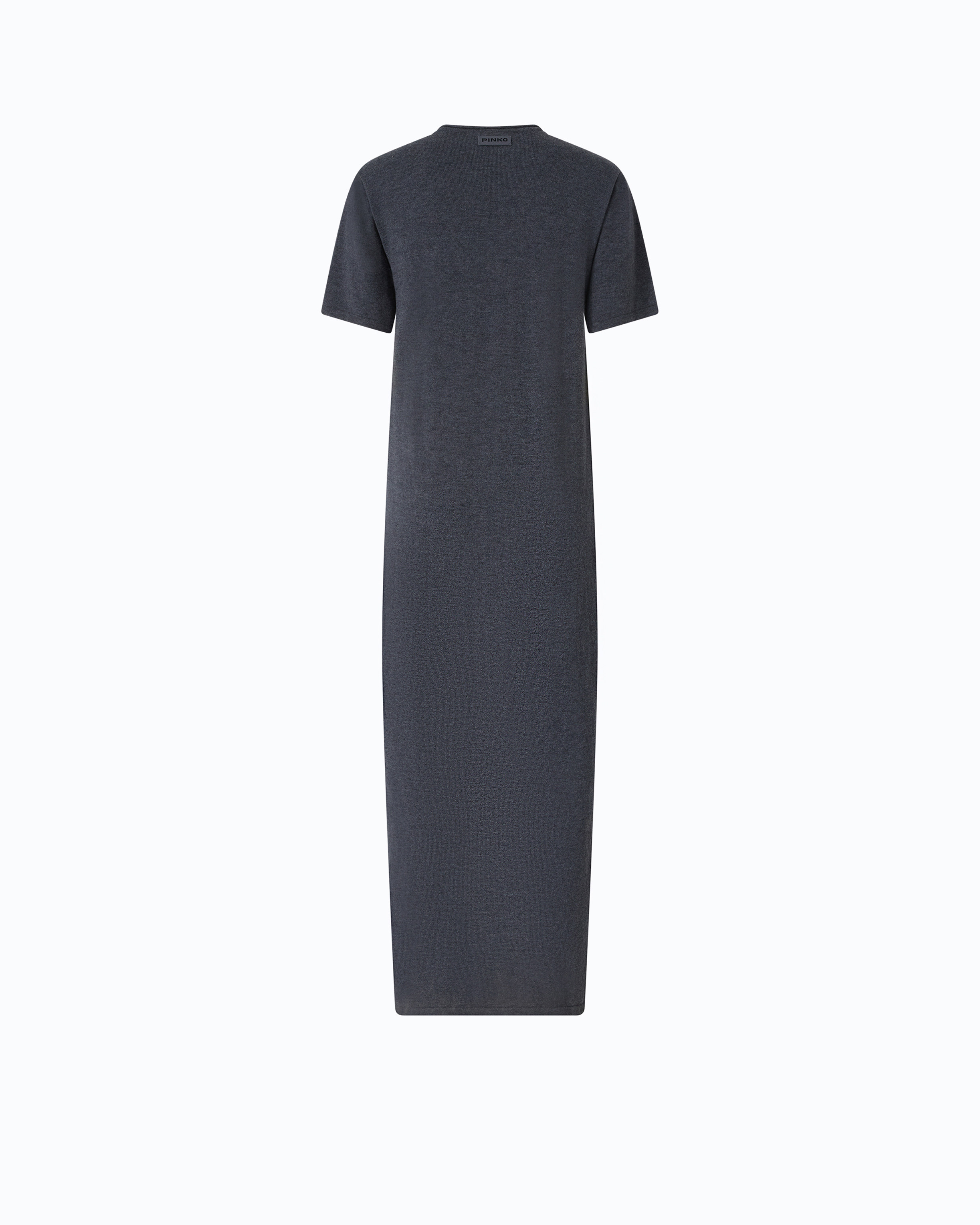 Robe en laine mélangée plus longue au dos PINKO Gris