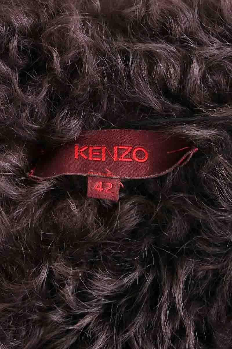 Sheepskin jacket KENZO - SECONDE MAIN Brown