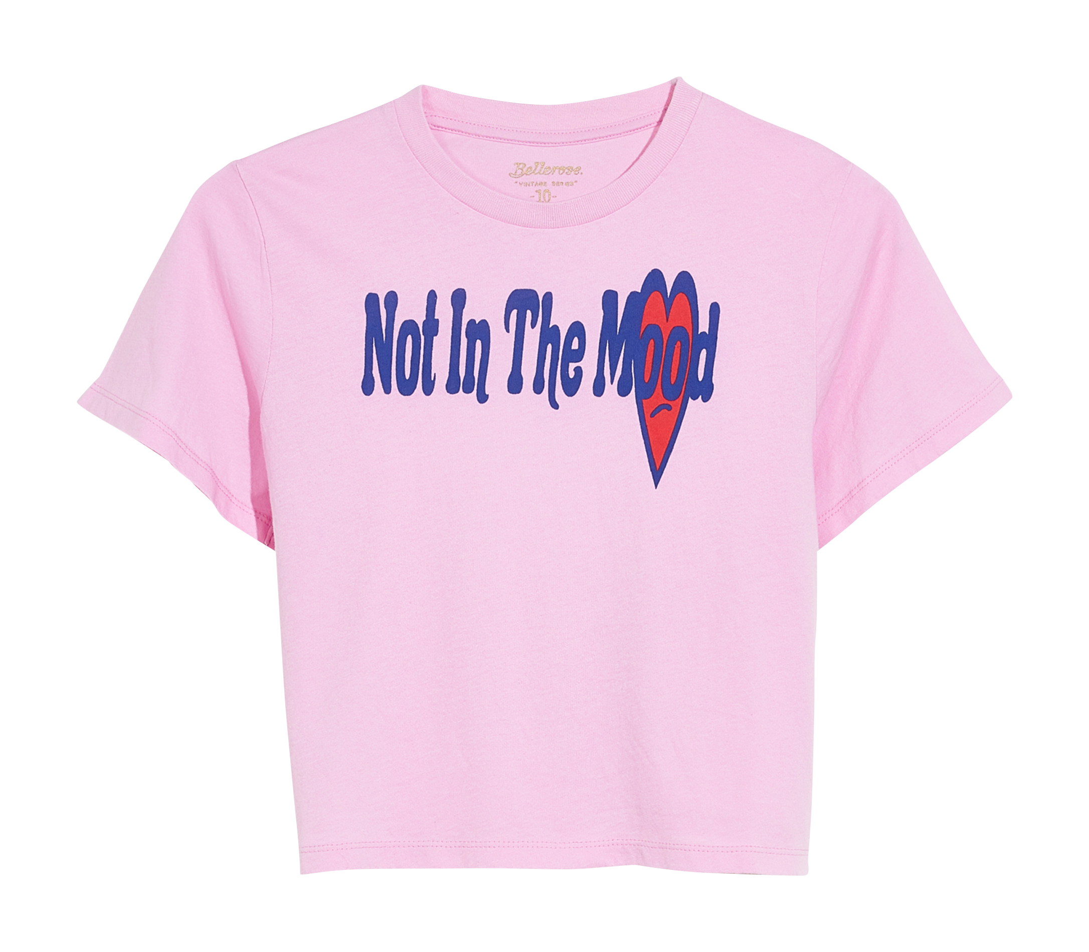 Round-neck cotton T-shirt BELLEROSE Pink