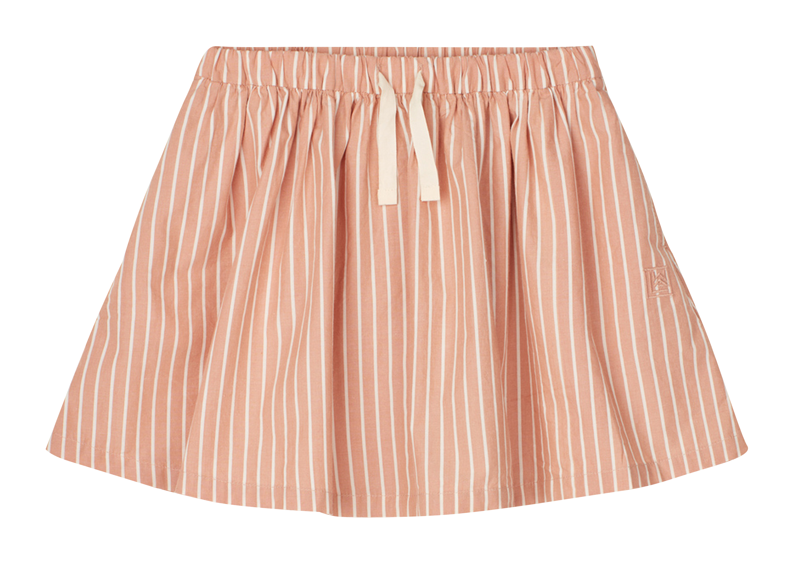 Striped organic cotton skirt LIEWOOD Pink