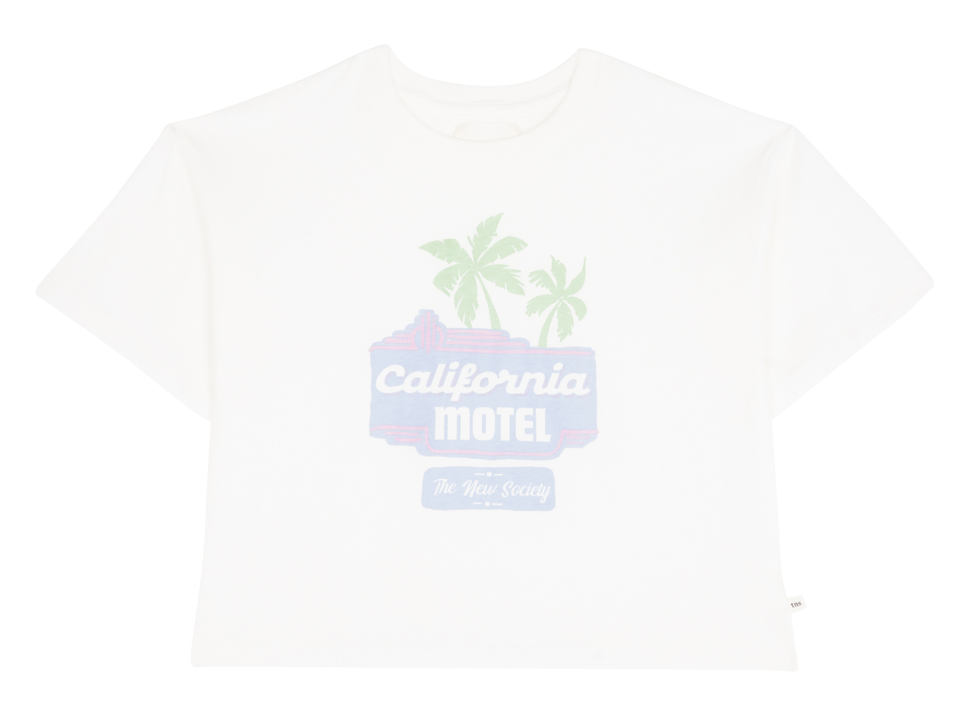 Printed cotton T-shirt THE NEW SOCIETY White