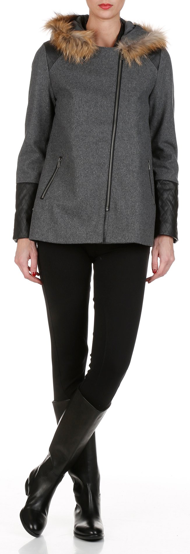 Bottes en cuir JONAK Noir