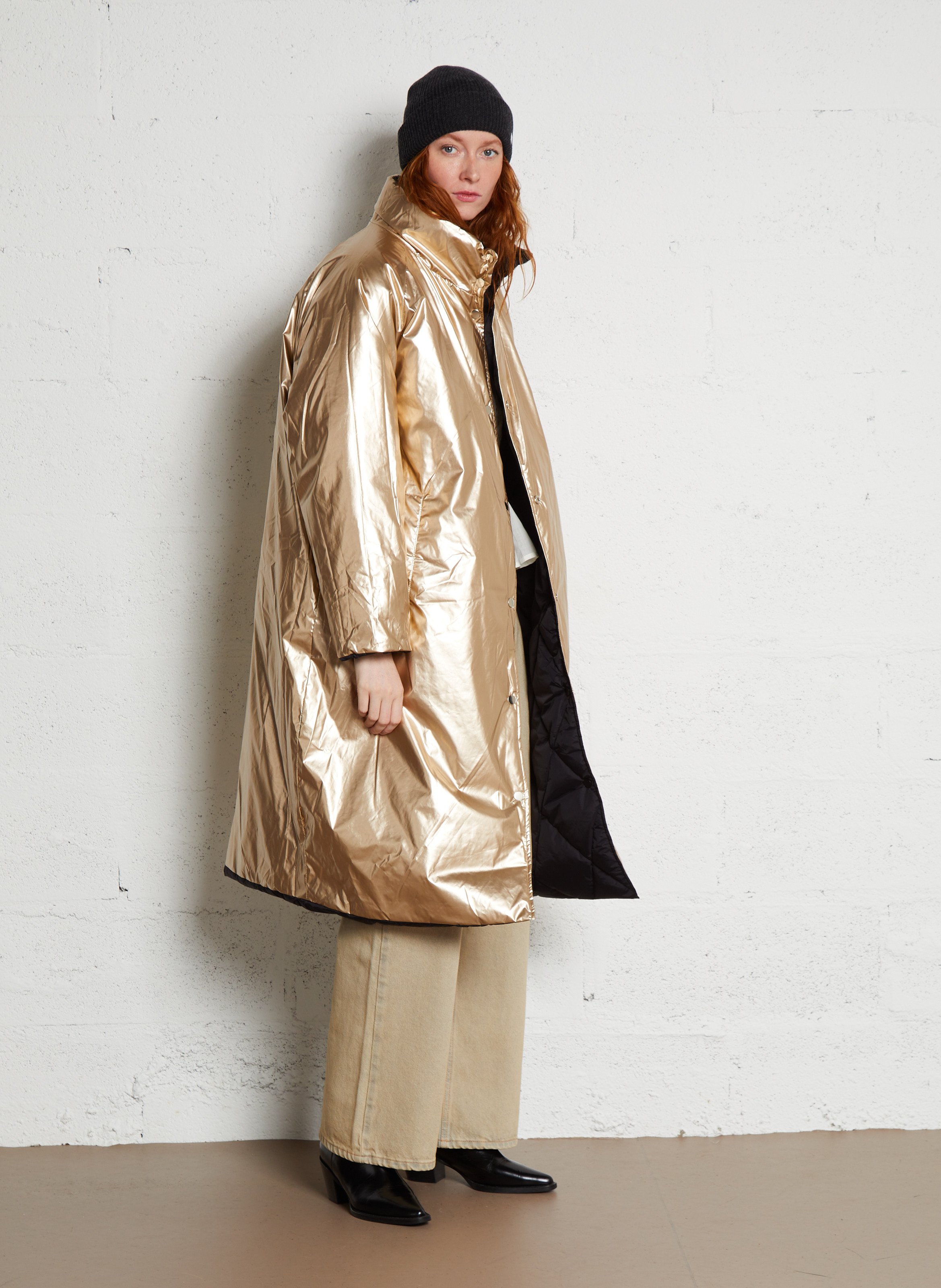 Doudoune col montant  LA PETITE ETOILE Noir