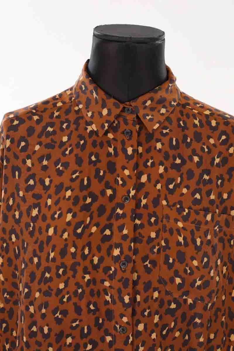 Daniel silk shirt SEZANE - Seconde main Brown