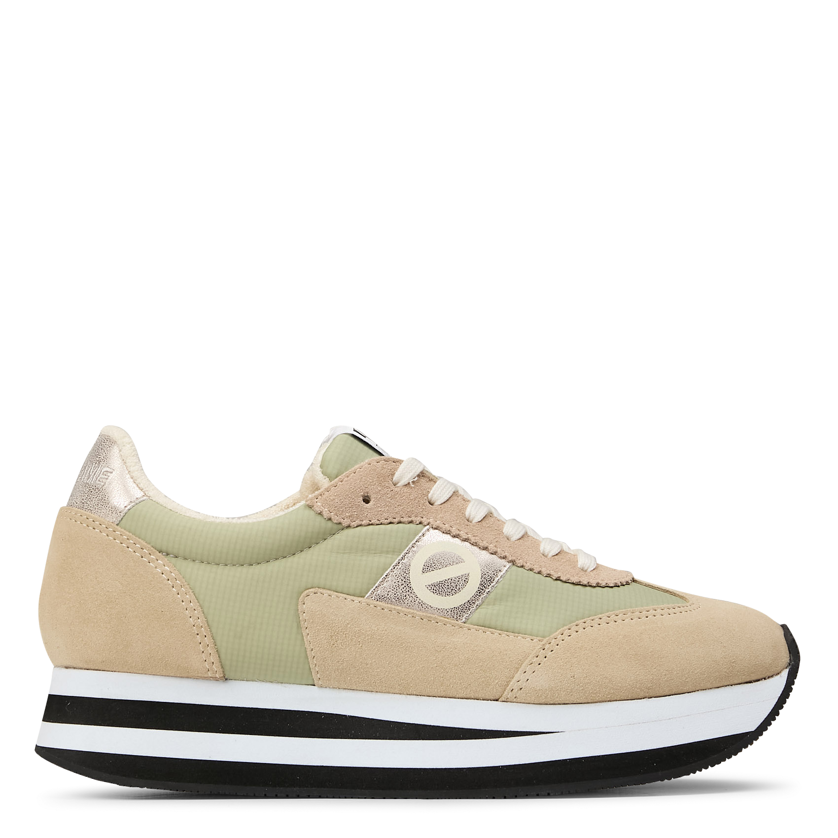 Zapatillas bajas de mezcla de piel NO NAME Multicolor