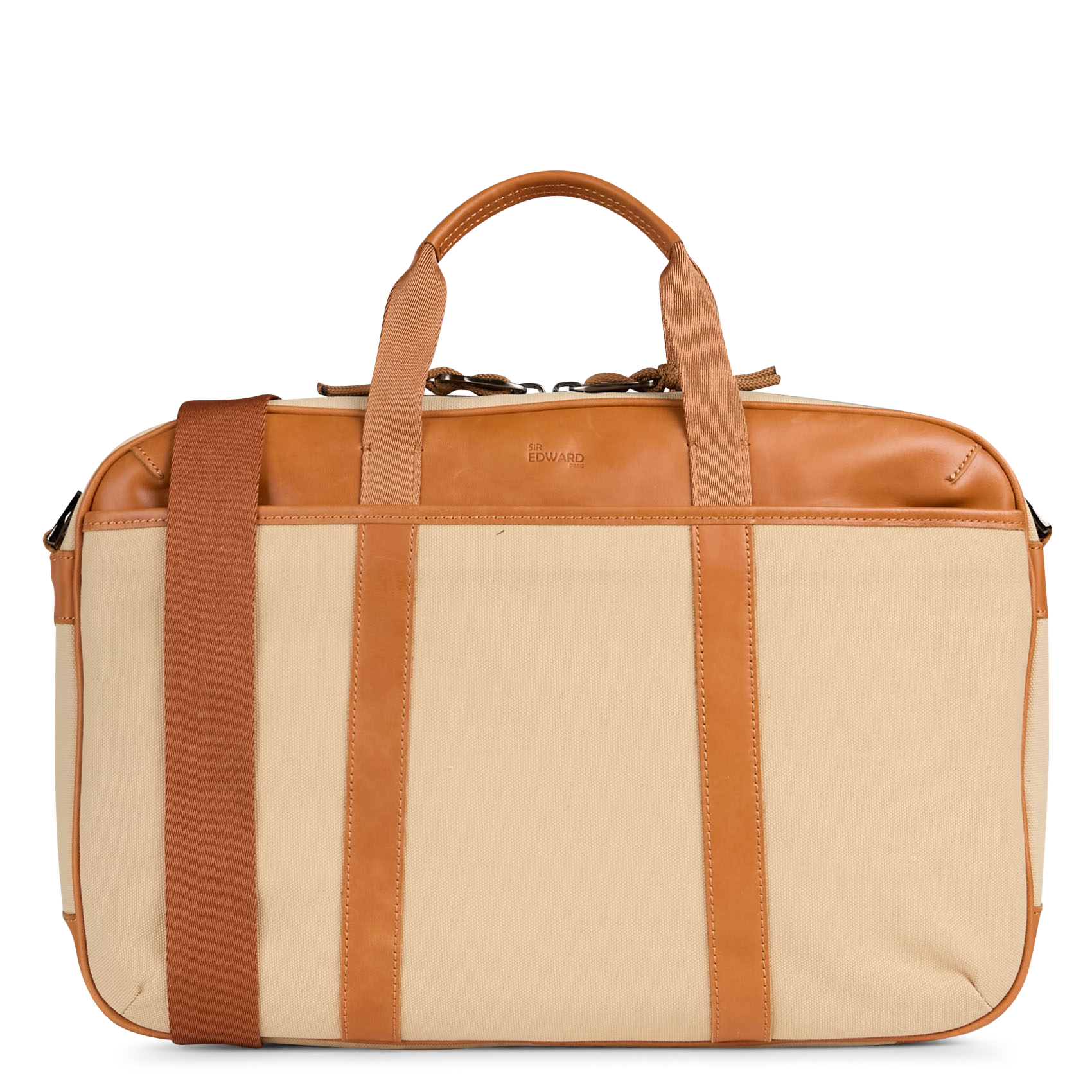 Dokumententasche in zweifarbigem Leder-Look SIR EDWARD