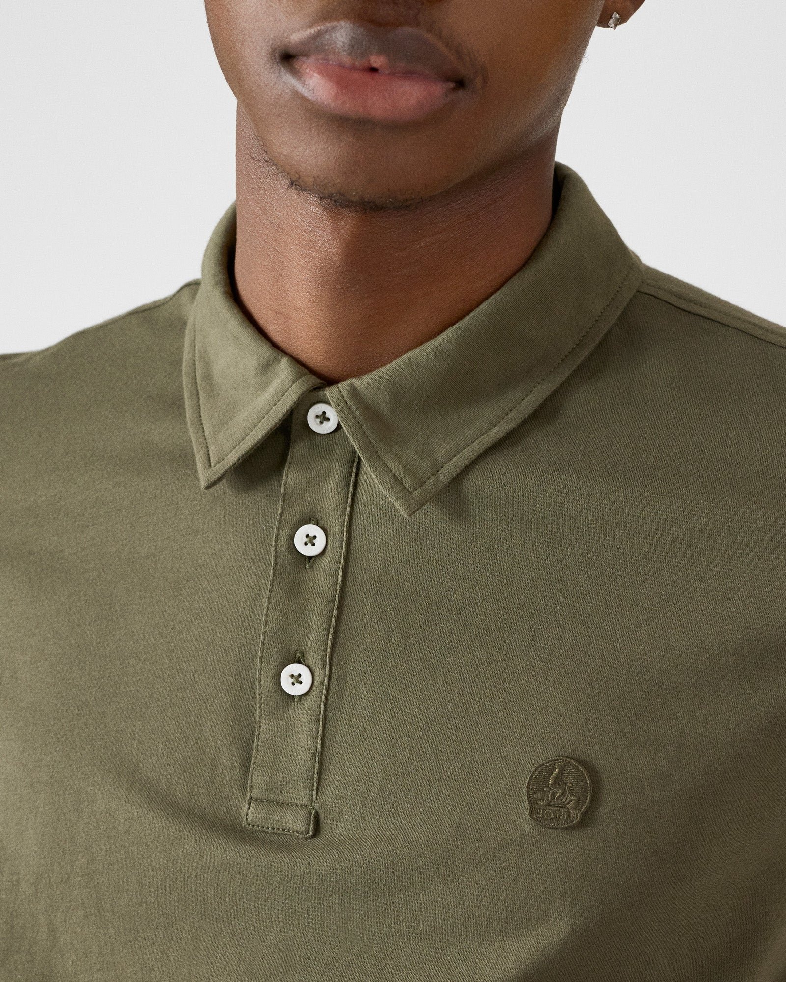 Organic cotton polo shirt JOTT Green