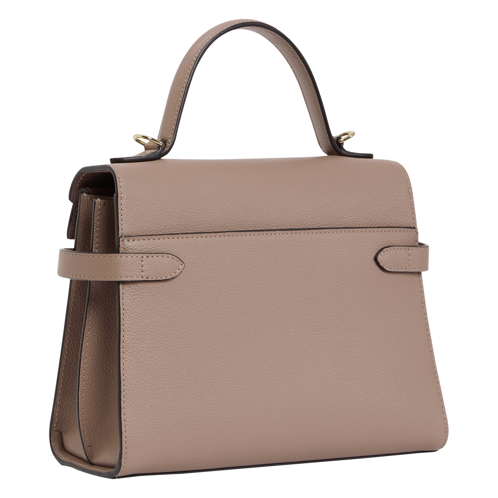 Sac bandoulière en cuir LE TANNEUR Gris