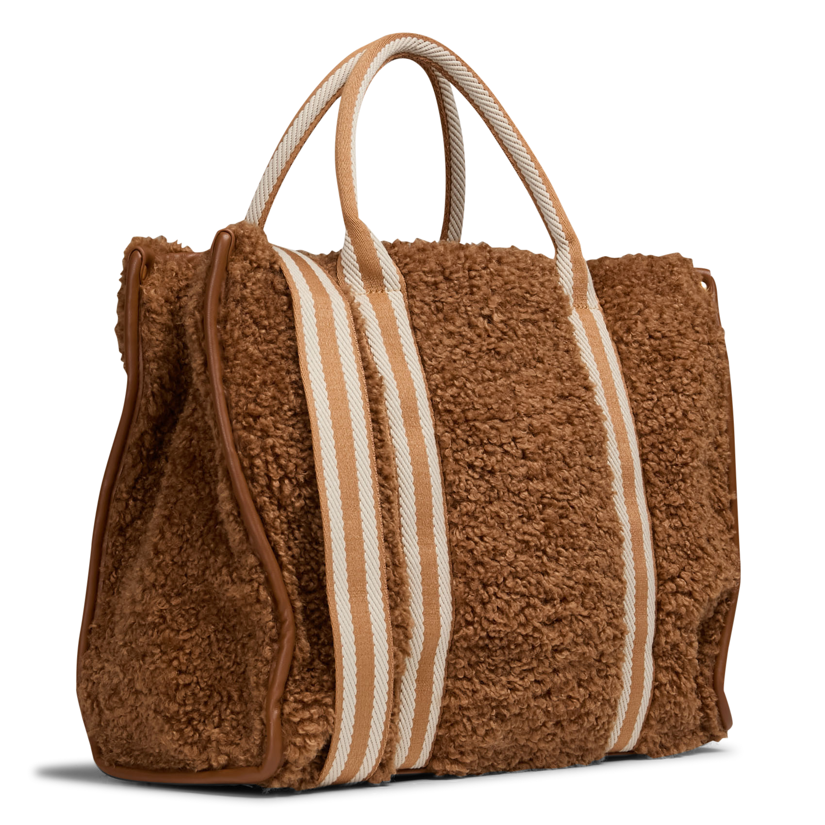 Gevoerde tas AU PRINTEMPS PARIS Bruin