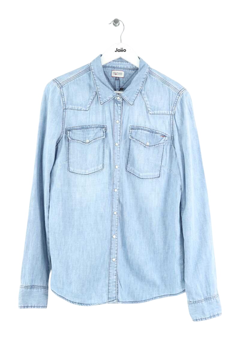 Cotton shirt TOMMY HILFIGER - SECONDE MAIN Blue