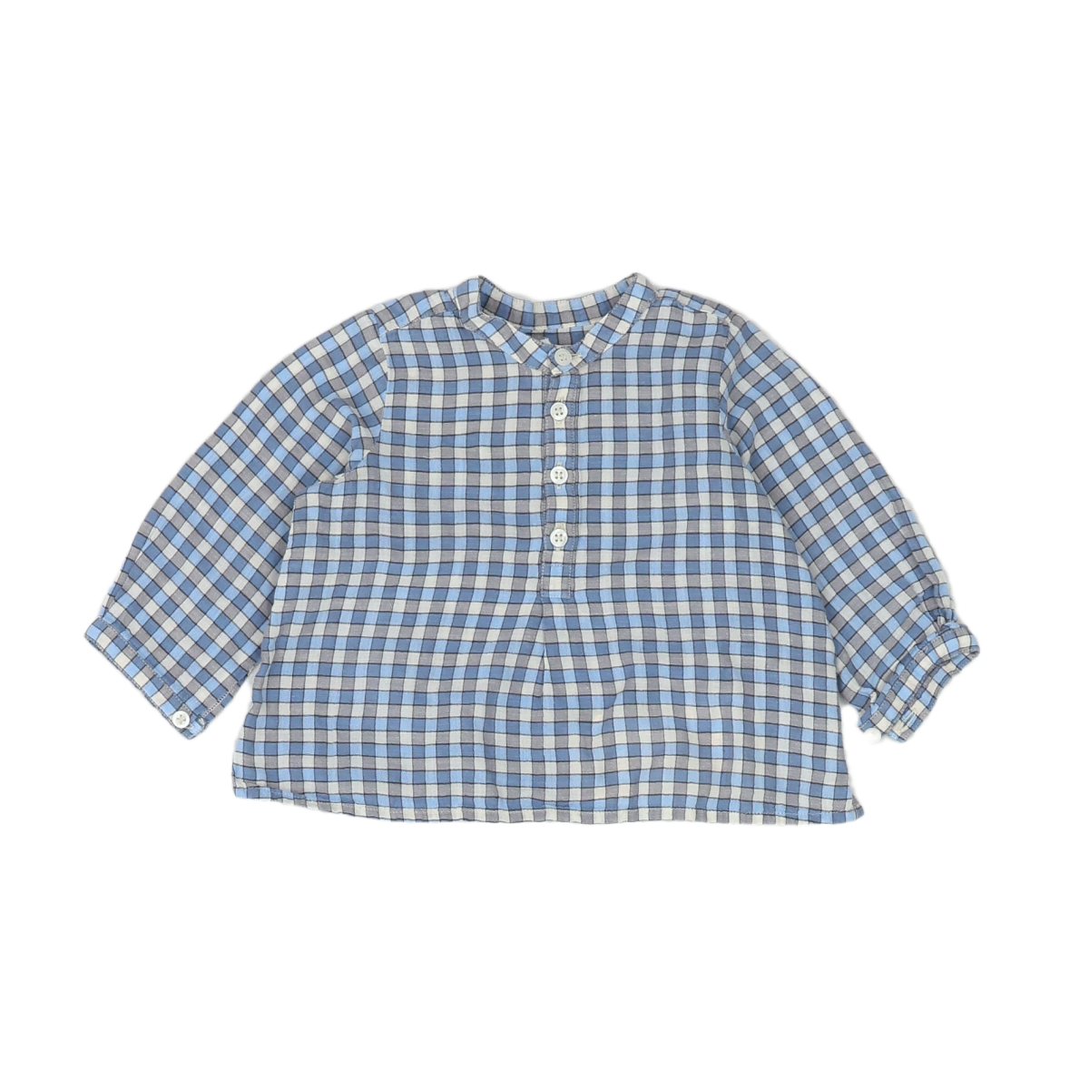 Blue baby shirt - 6 months BONPOINT - Seconde Main Blue