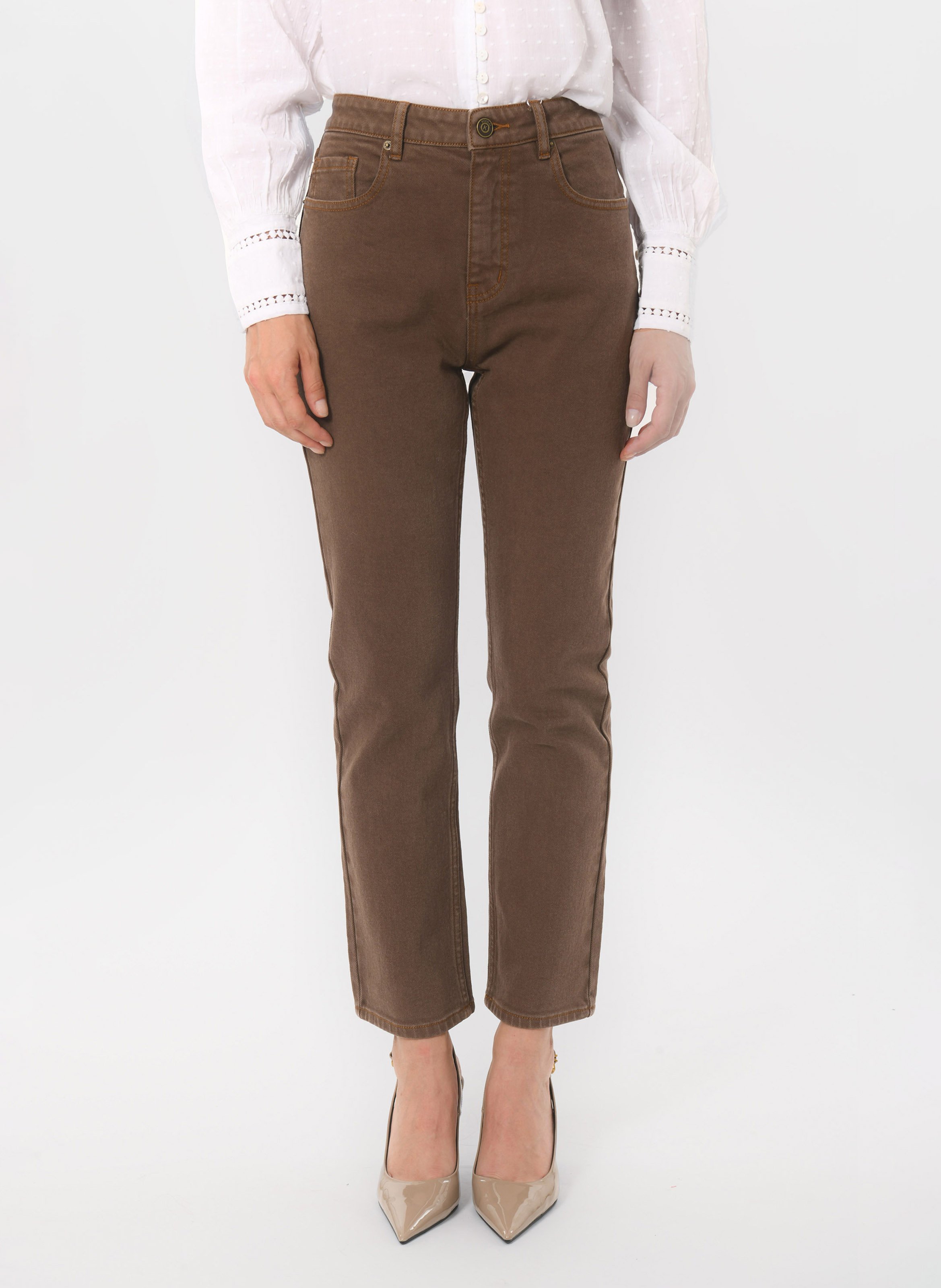 Jean droit  KOOKAI Marron