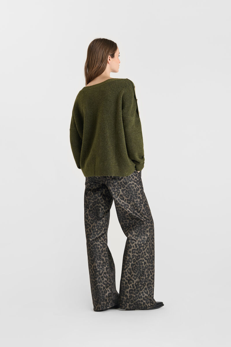 Sweater LE TEMPS DES CERISES Khaki