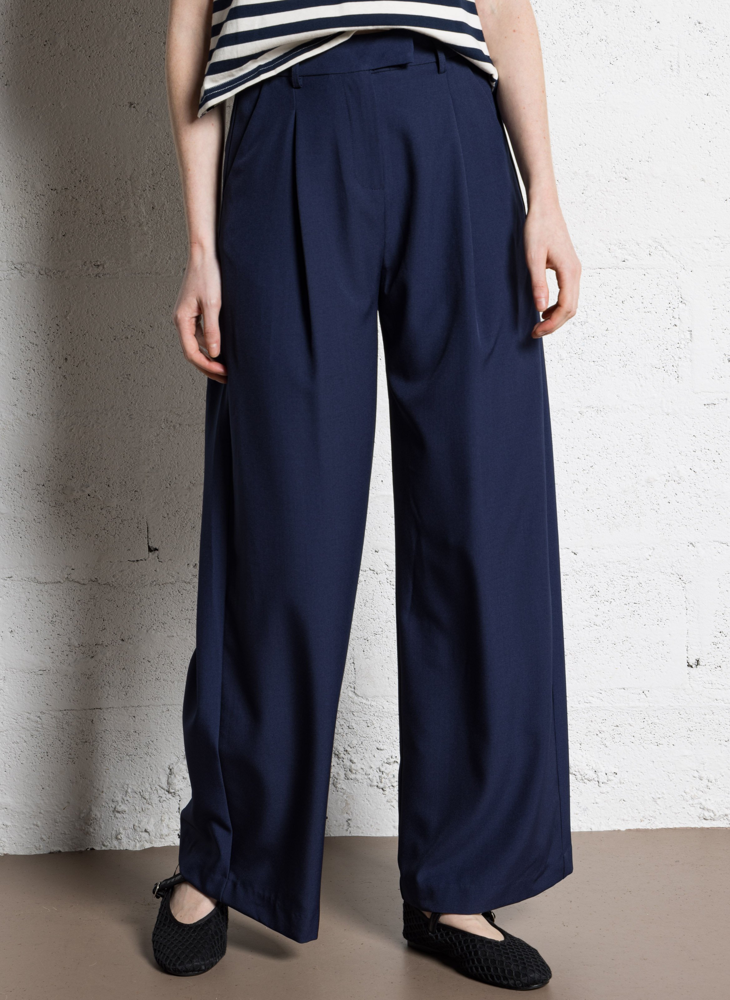 Pantalon large SUNCOO Bleu