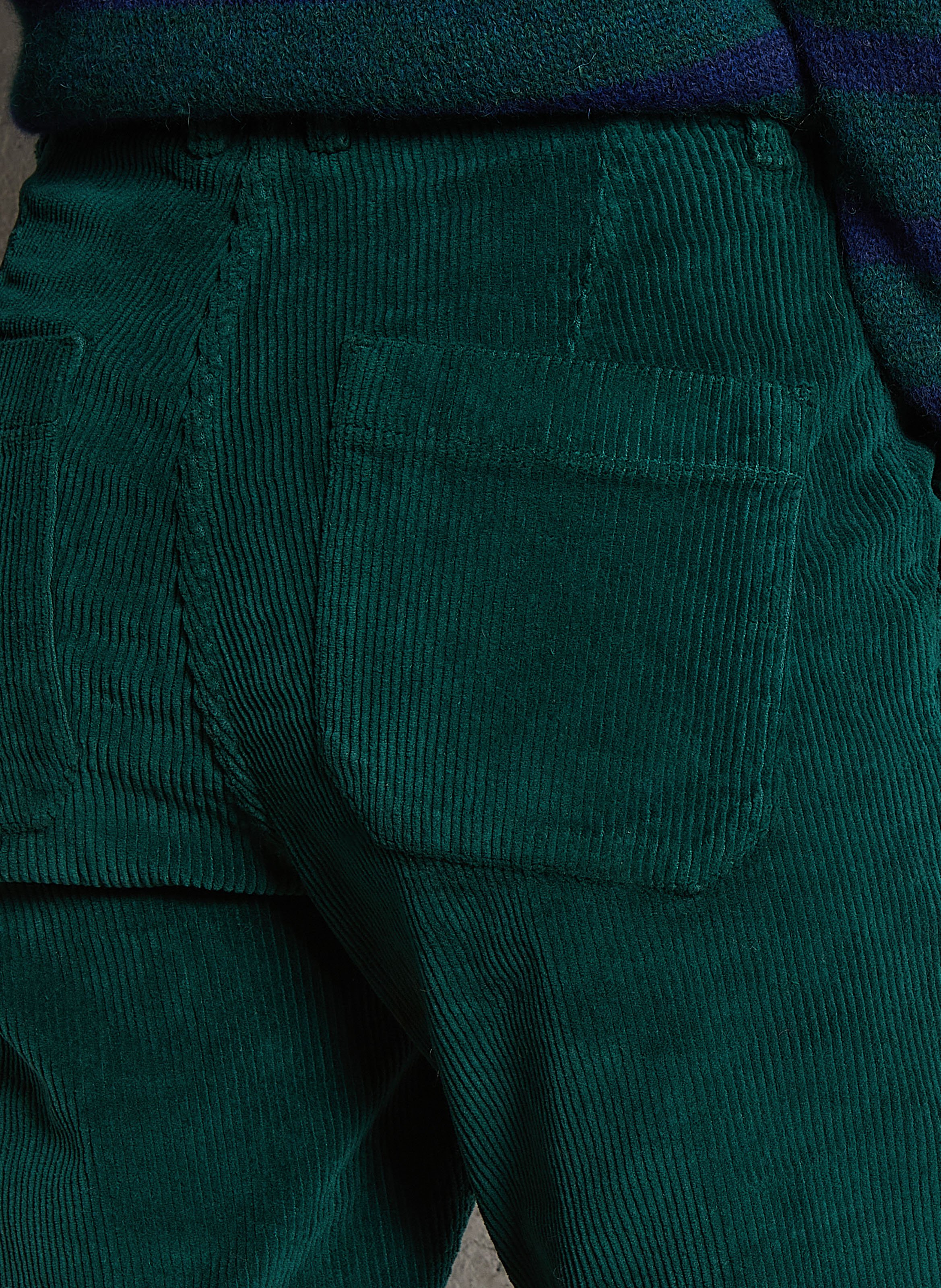 Corduroy carrot pants ARMOR LUX Green