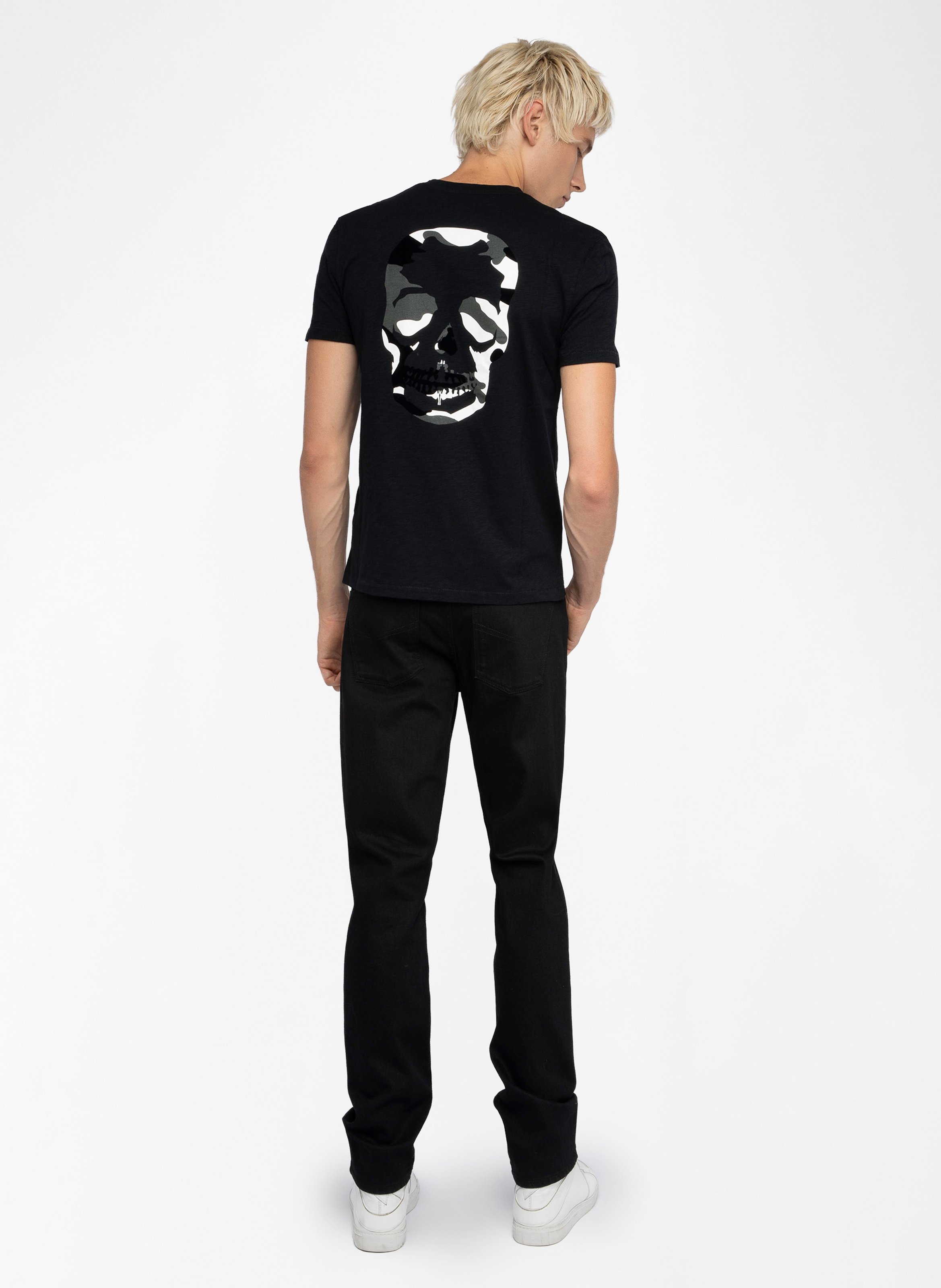 Regular-fit round-neck cotton T-shirt ZADIG&VOLTAIRE Black