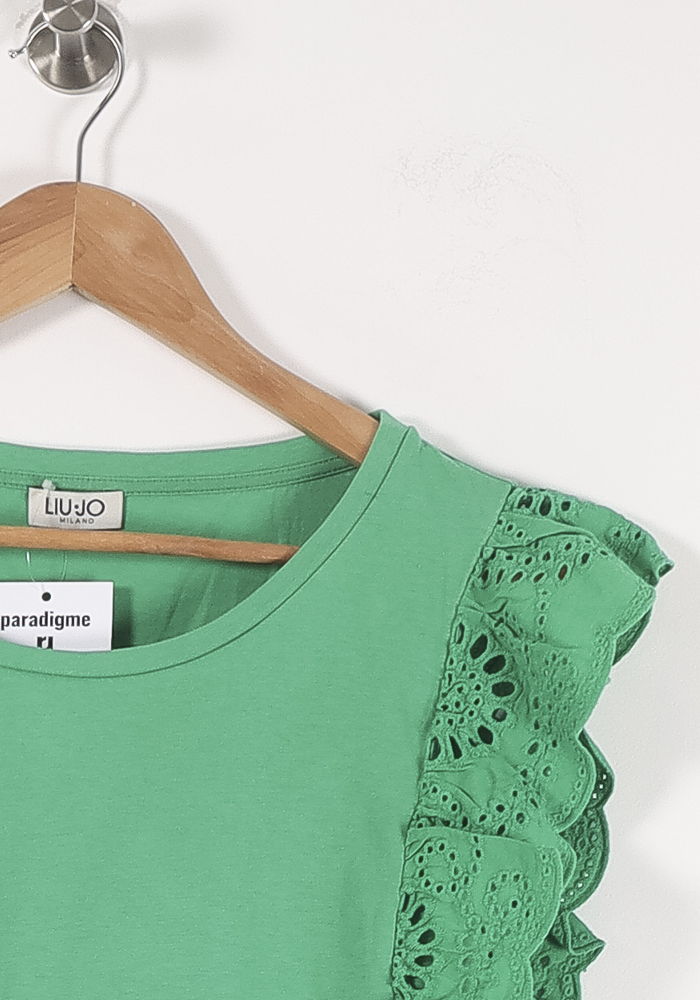 Tommy Badge T-shirt LIU JO - SECONDE MAIN Green