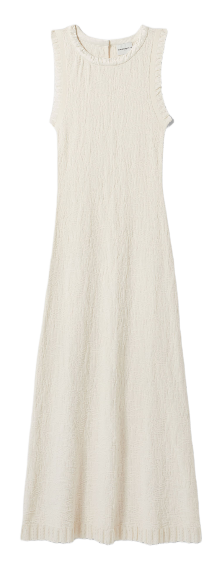 Midikleid mit Rundhalsausschnitt CLAUDIE PIERLOT Beige