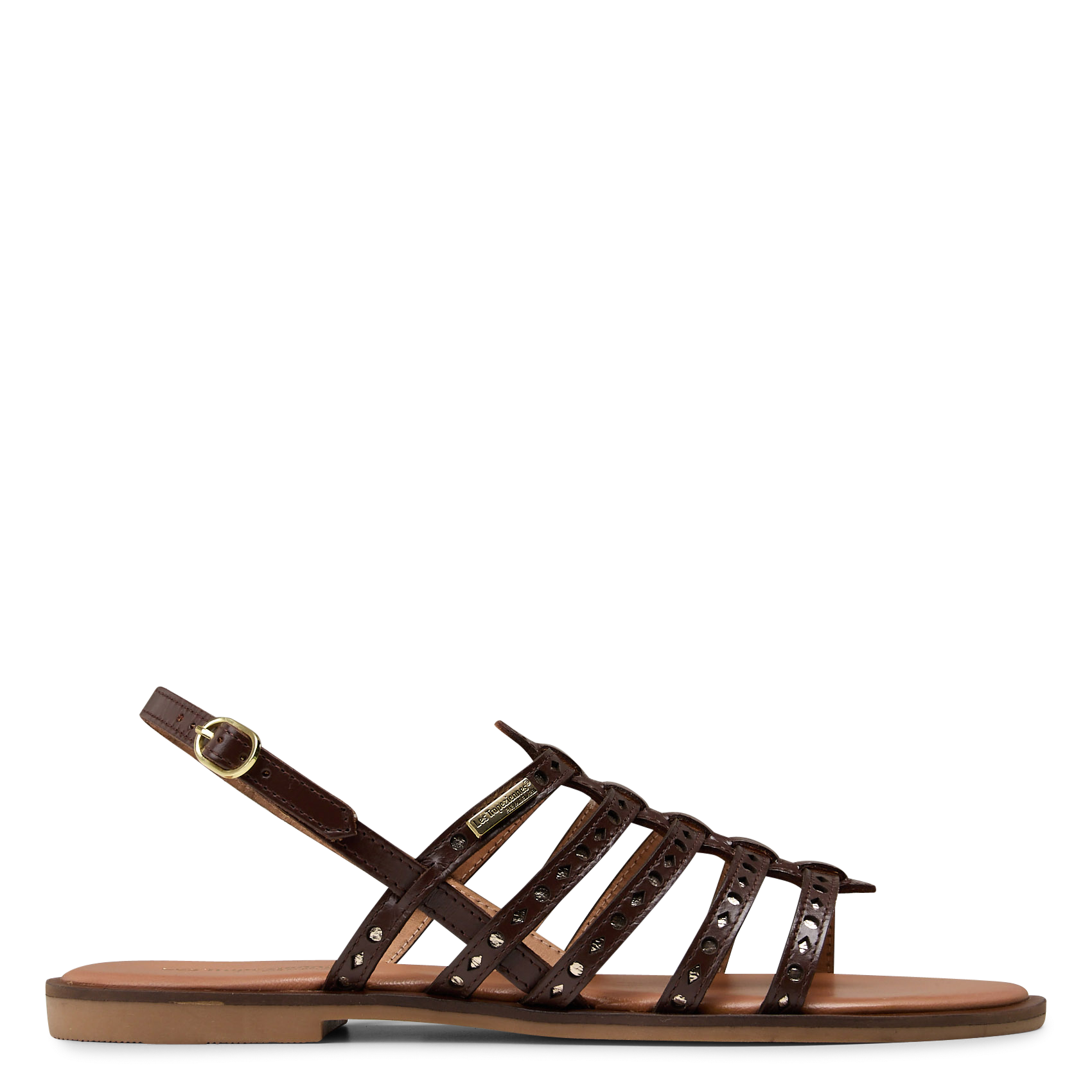 Sandales plates en cuir LES TROPEZIENNES PAR M.BELARBI