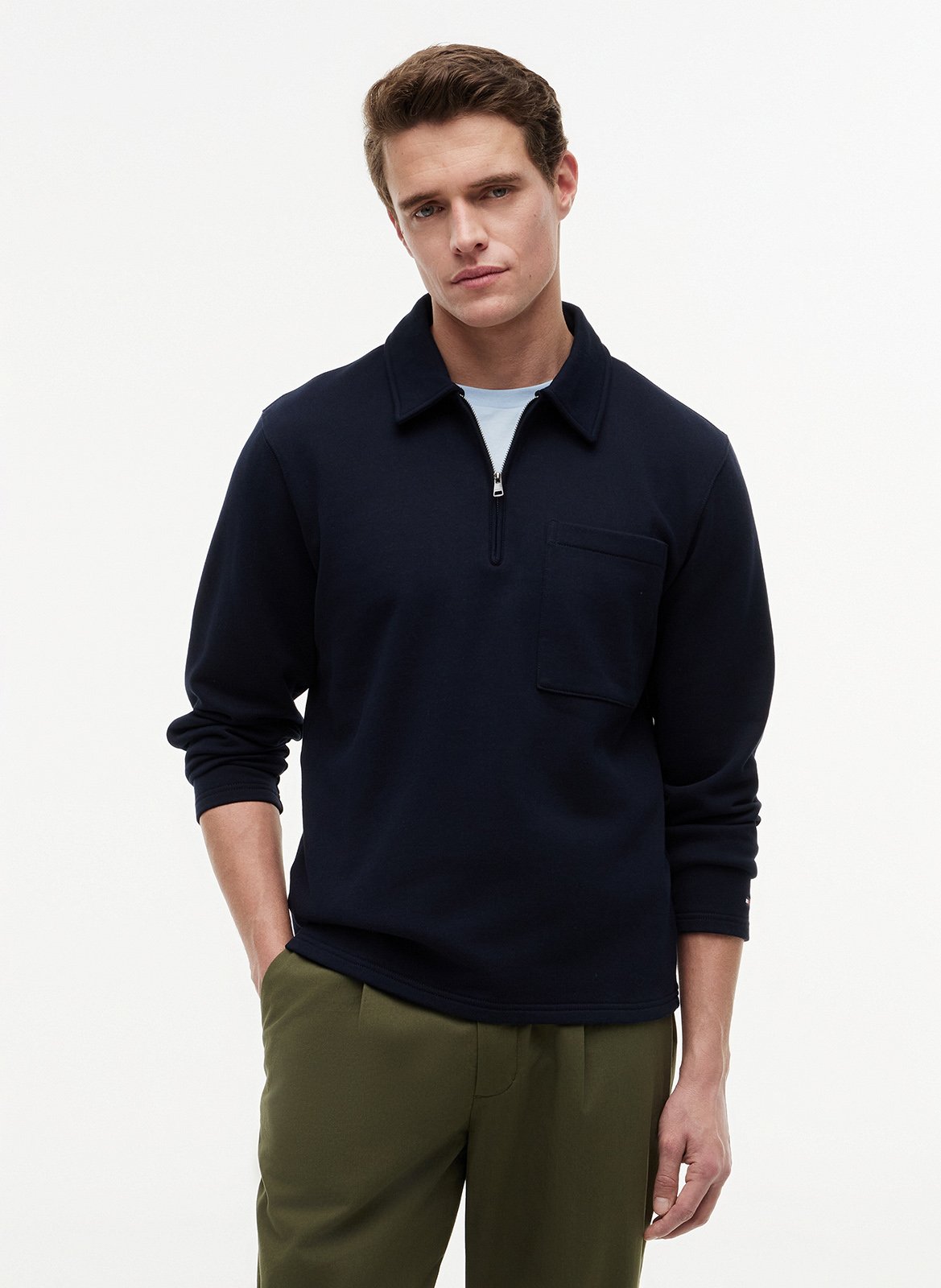 Cotton polo shirt TOMMY HILFIGER Blue