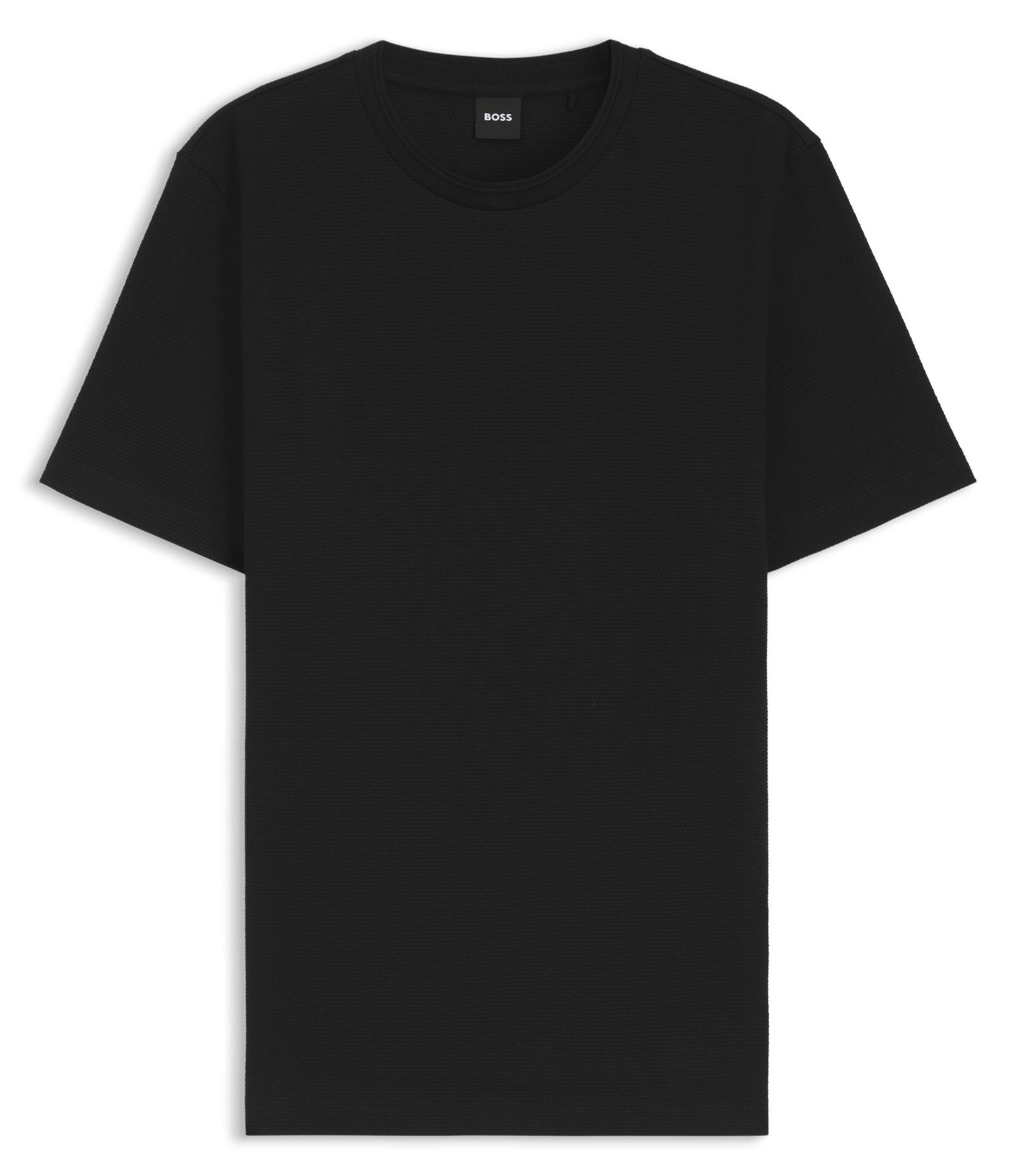 Tee-shirt col rond regular fit en coton mélangé BOSS