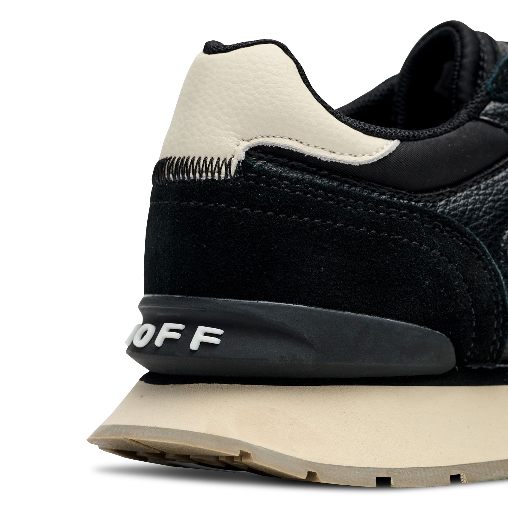 Niedrige Sneaker aus Leder-Mix HOFF Schwarz