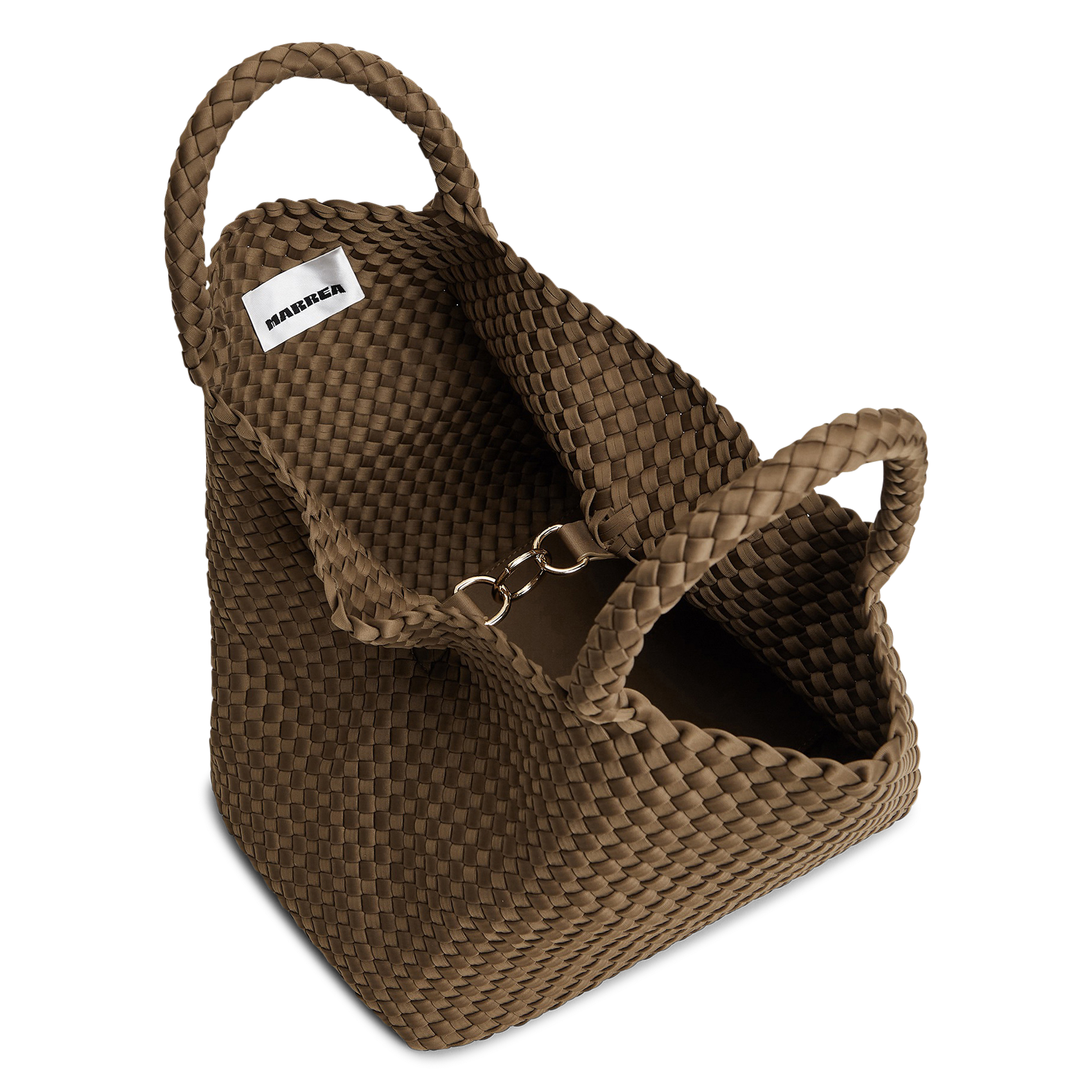Geflochtene Handtasche MARREA Braun