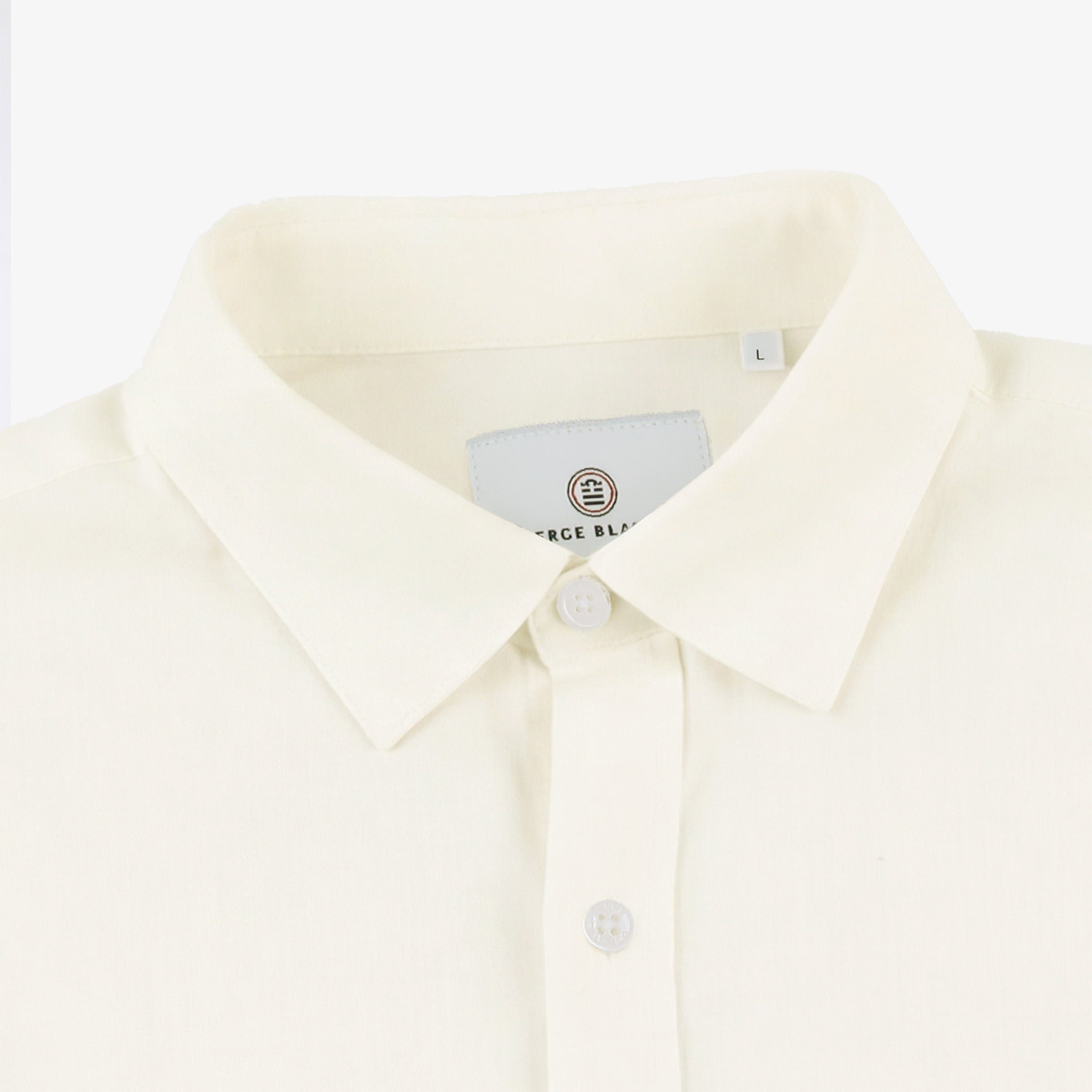 Regular short-sleeve shirt with print SERGE BLANCO White