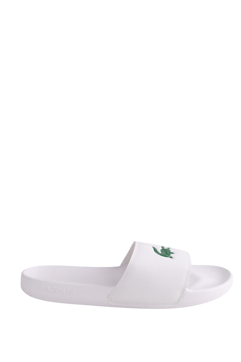 Faux leather sandals LACOSTE - SECONDE MAIN White