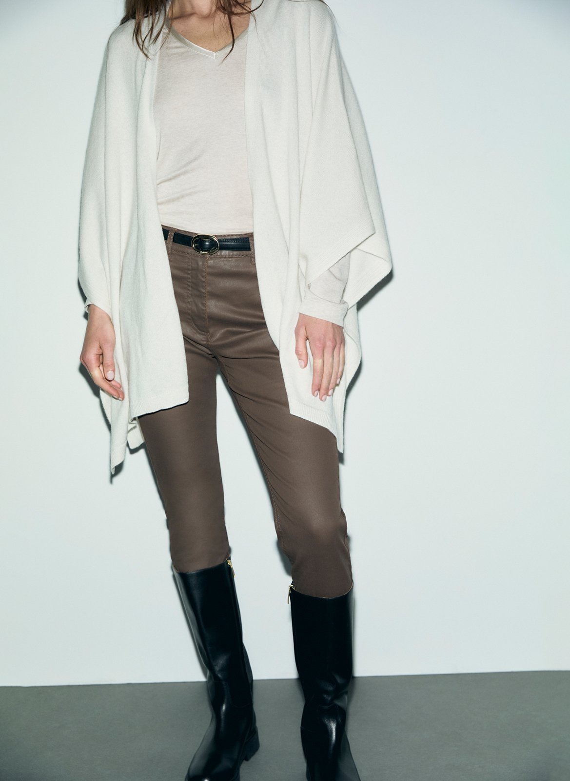 Beschichtete Slimfit-Jeans aus Baumwoll-Mix GERARD DAREL Braun