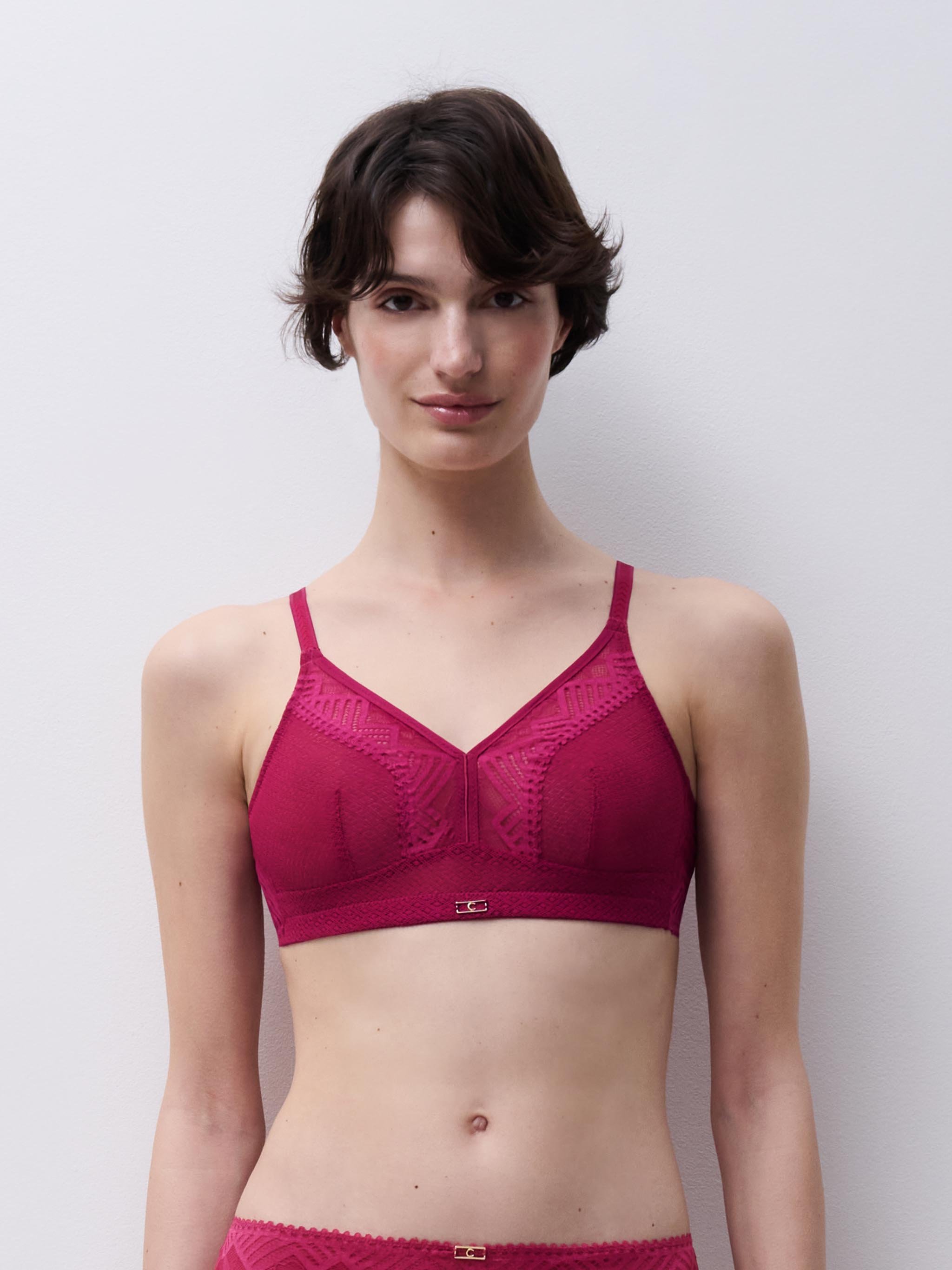 Non-wired support bra CHANTELLE Pink