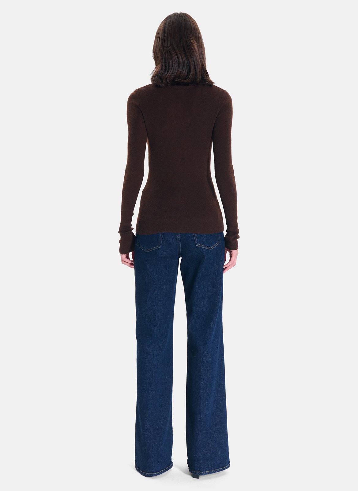 Rollkragenpullover ZAPA Braun